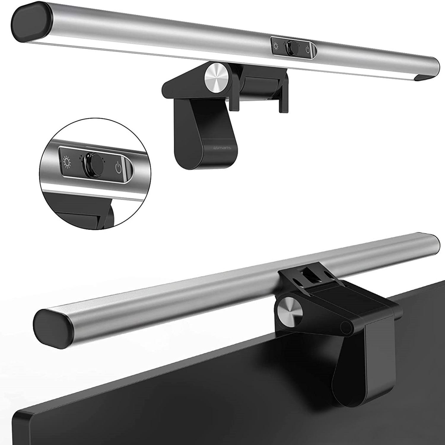 4smarts Webcam »2in1 LightBar Pro Monitorlampe, FullHD Webcam«, Full HD