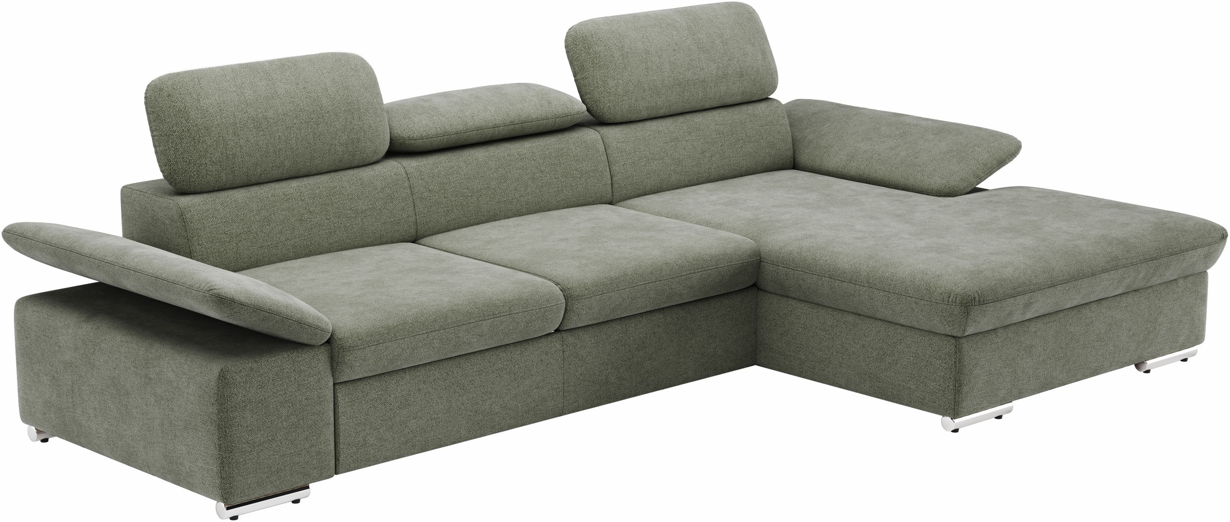 sit&more Ecksofa »Valantine L-Form«, inkl. Kopf- und Armteilverstellung, wahlweise mit Bettfunktion