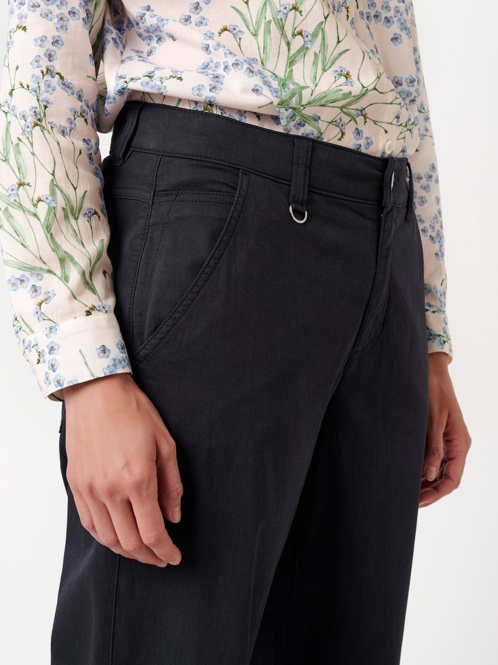 TONI 5-Pocket-Hose »Liv Wide«  aus Baumwollmix mit Modal, Regular-Fit - auch in Kurzgröße erhältlich