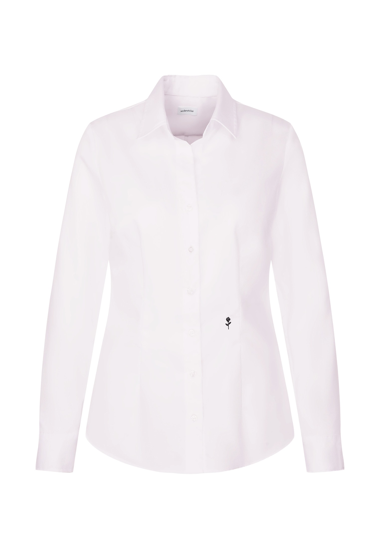 seidensticker Hemdbluse »Schwarze Rose« 1/1 Kragen Uni