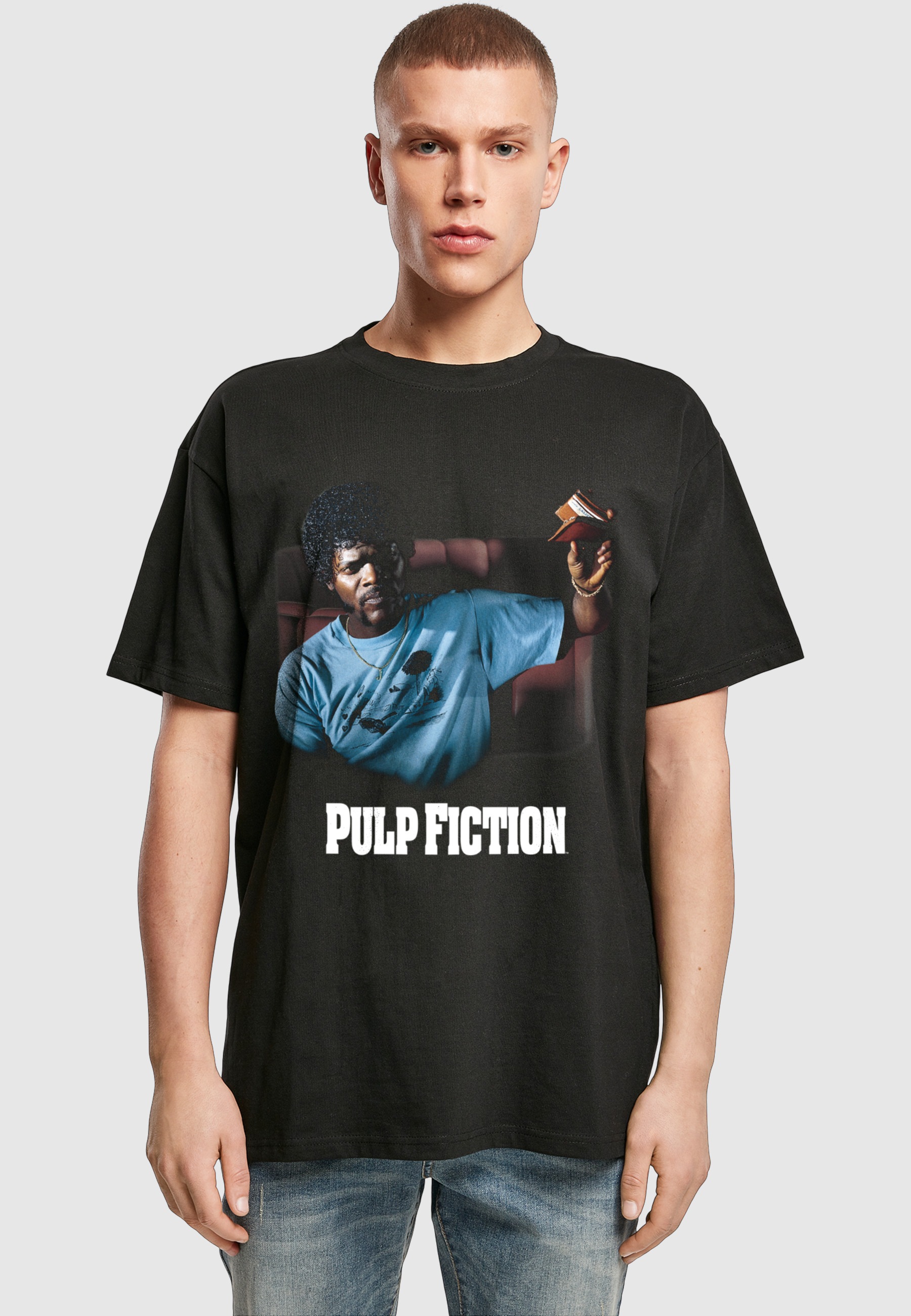 Merchcode T-Shirt »Merchcode Pulp Fiction Wallet Oversize Tee« 1