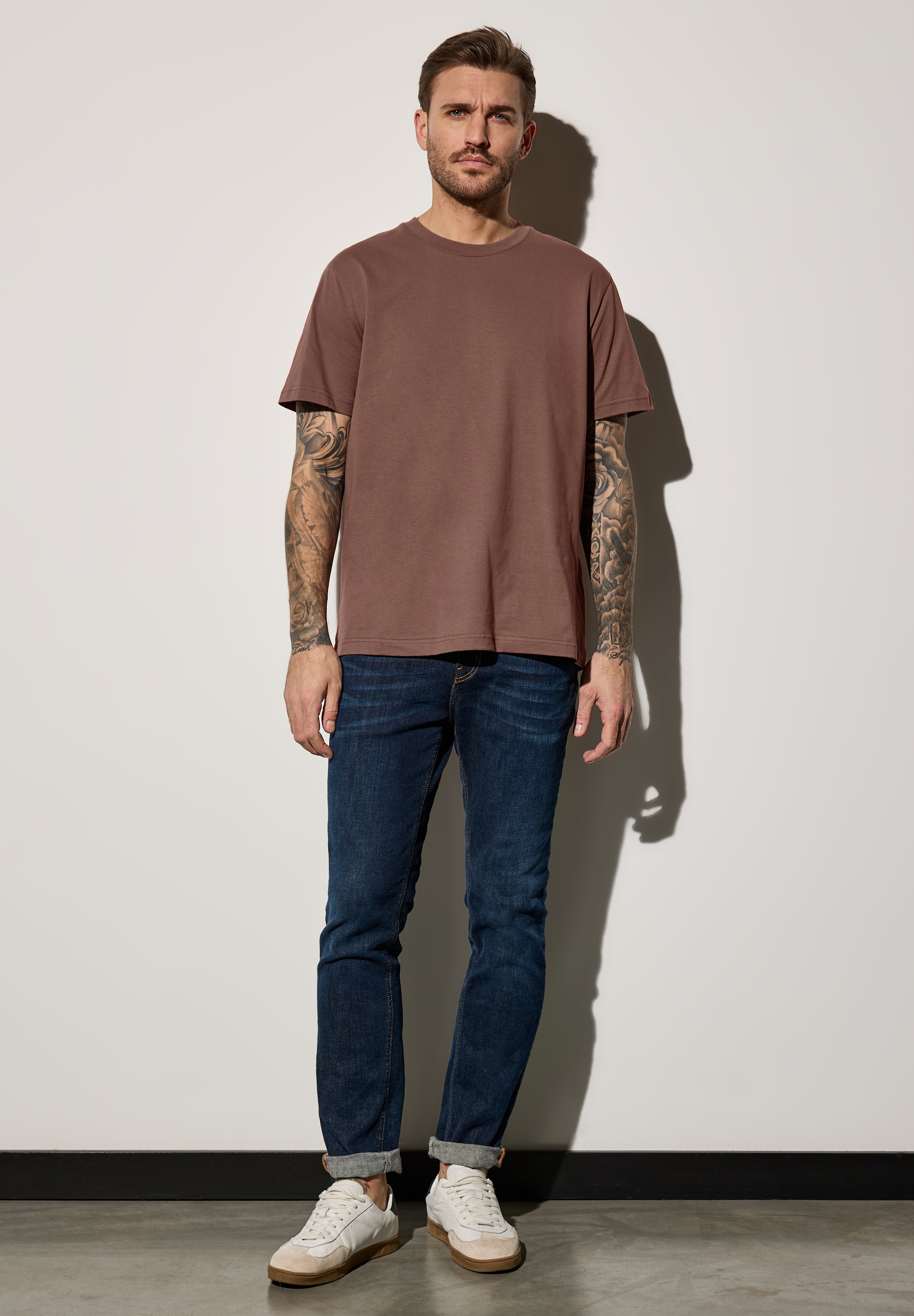 STREET ONE MEN T-Shirt, Rundhalsausschnitt