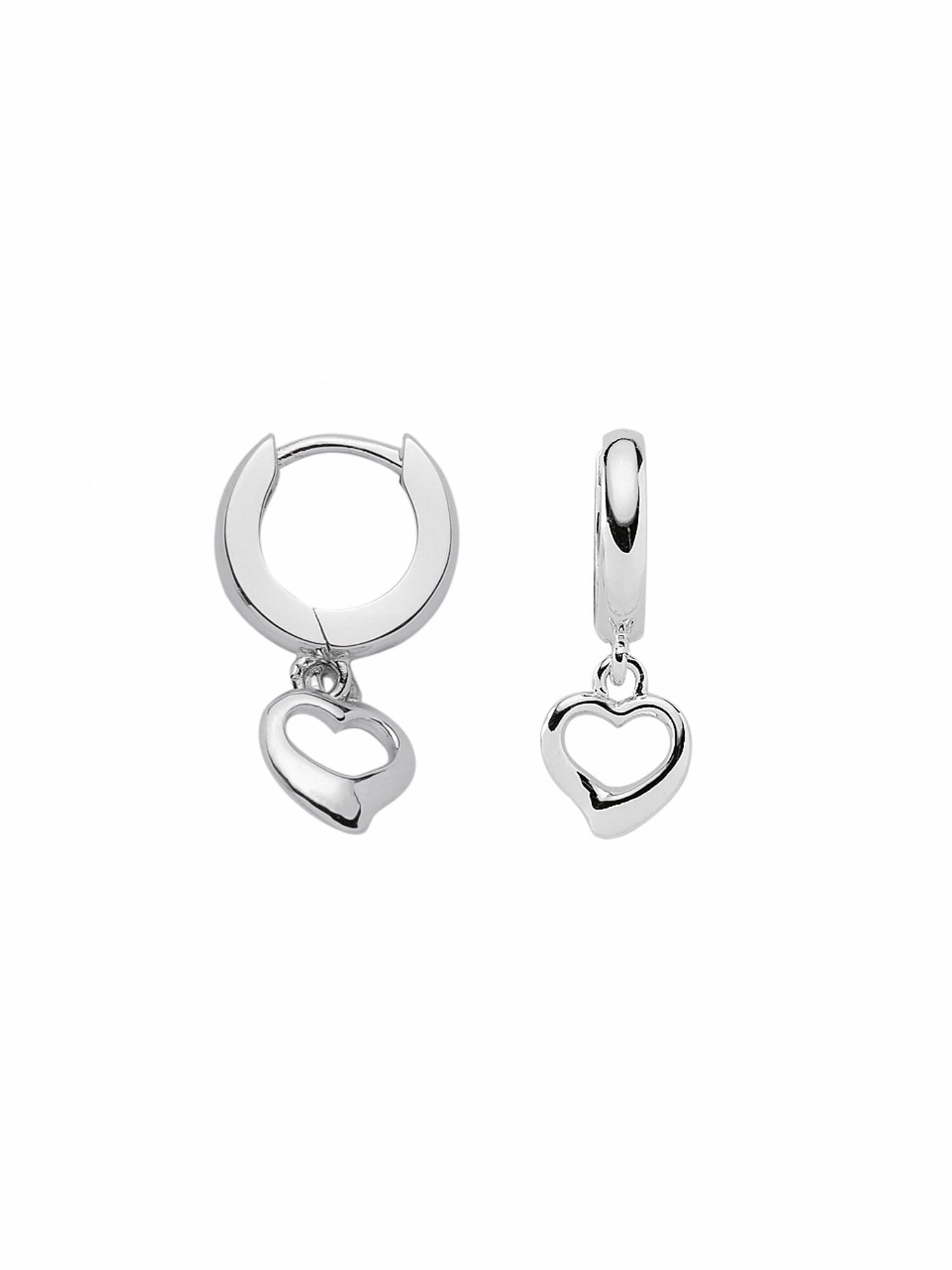 mm«, Friday Black Sterling Ø Silberschmuck Damen für 925 / Adelia´s Ohrringe Ohrhänger 925 Paar Creolen 11,8 Silber Herz »1 | Paar BAUR Silber