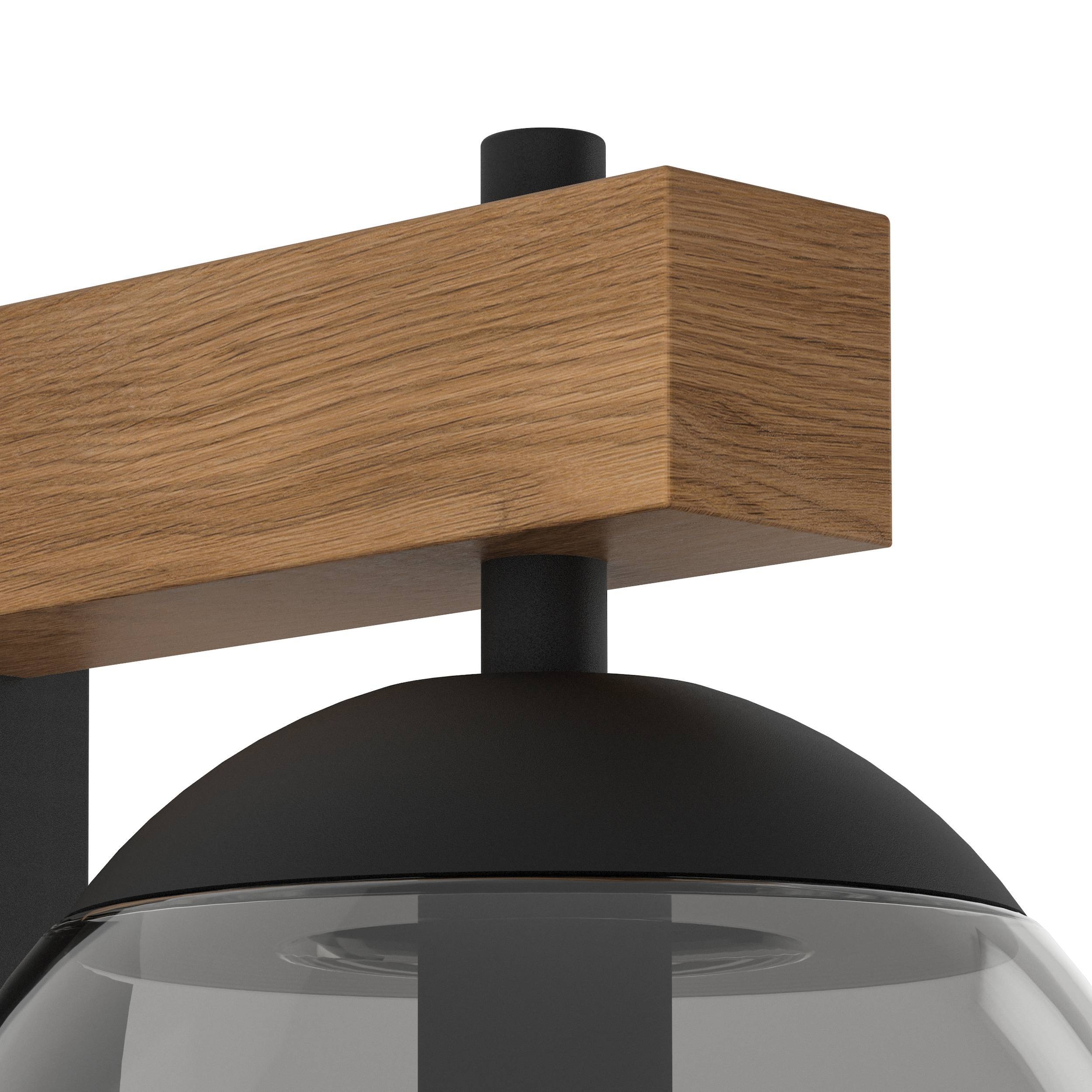 EGLO Wandleuchte »Bufalata Wandlampe, Außenleuchte, Metall, Kunststoff, Kugel, E27, IP44« E27 1 Stk.