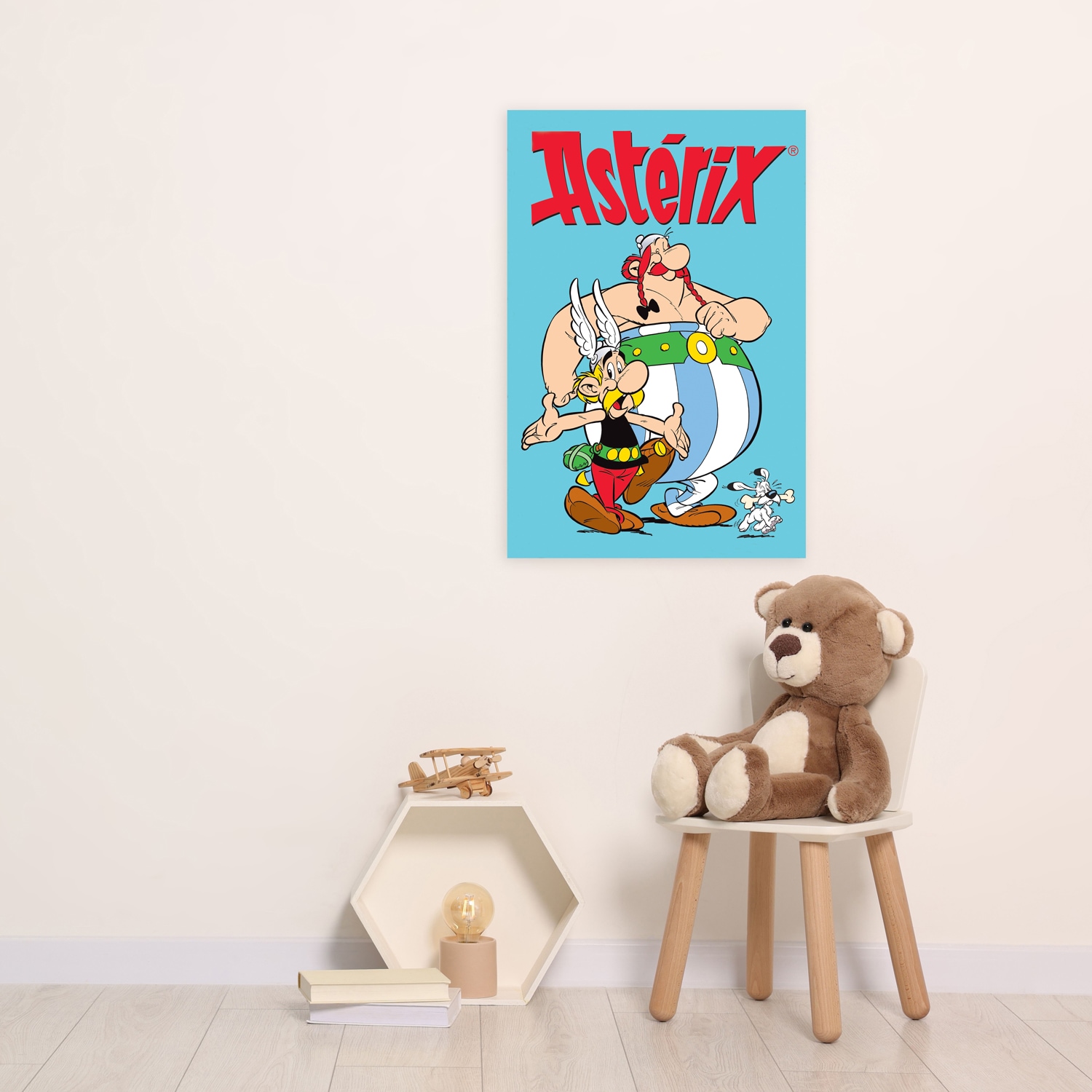 LuckyLinde Leinwandbild "Asterix, Obelix und Idefix", Cartoon-Comic-Fantasy günstig online kaufen