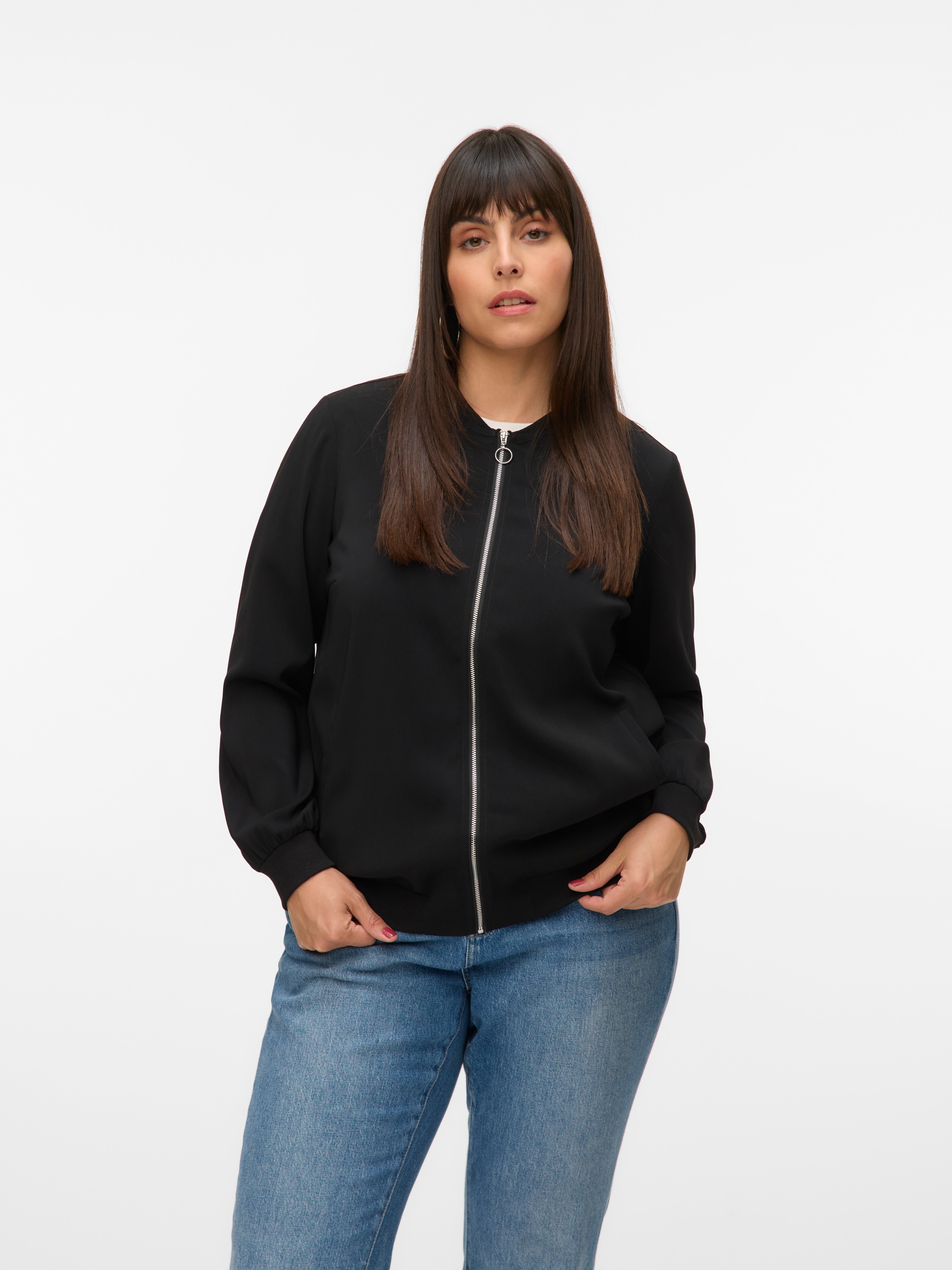 Vero Moda Curve Bomberjacke "VMCCOCO L/S BOMBER GA NOOS CUR" günstig online kaufen