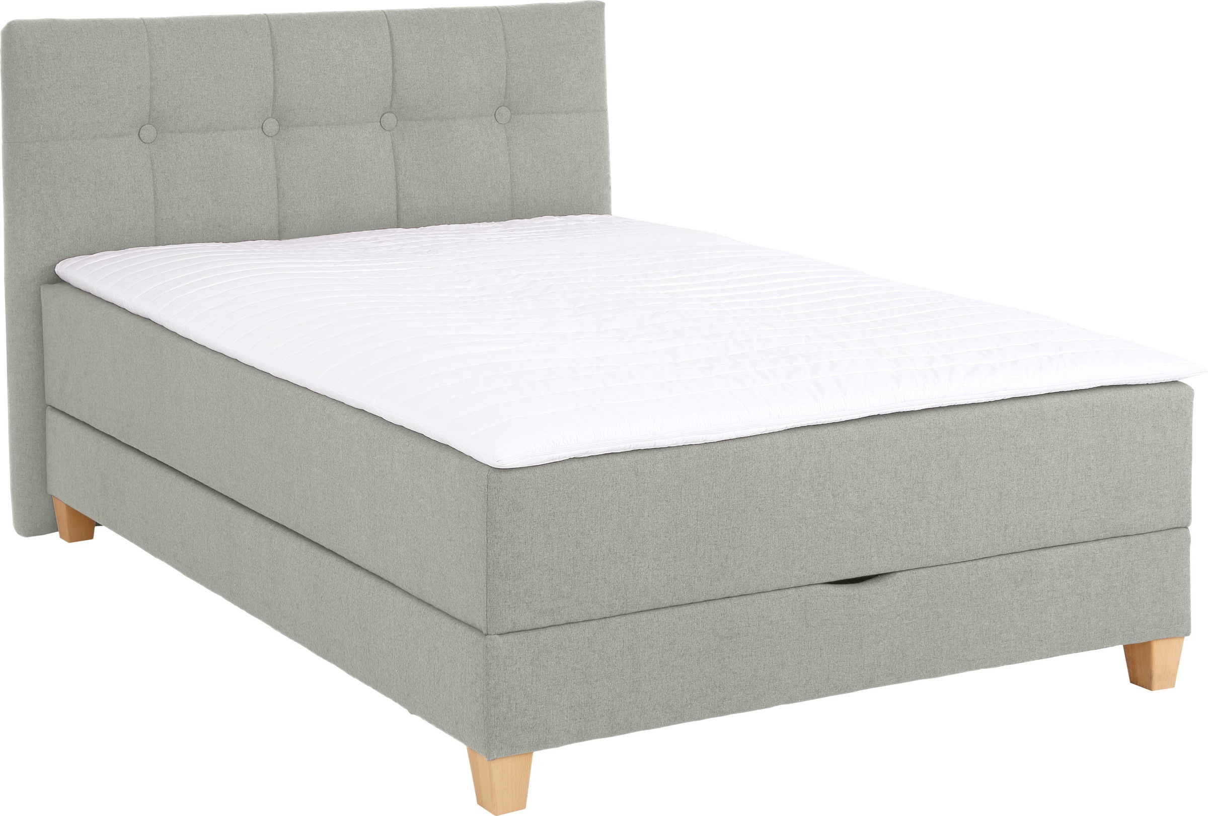 Home affaire Boxbett »Lonrai«, in H2,H3 & H4 und XXL - Überlänge 220cm wählbar, inkl. Topper