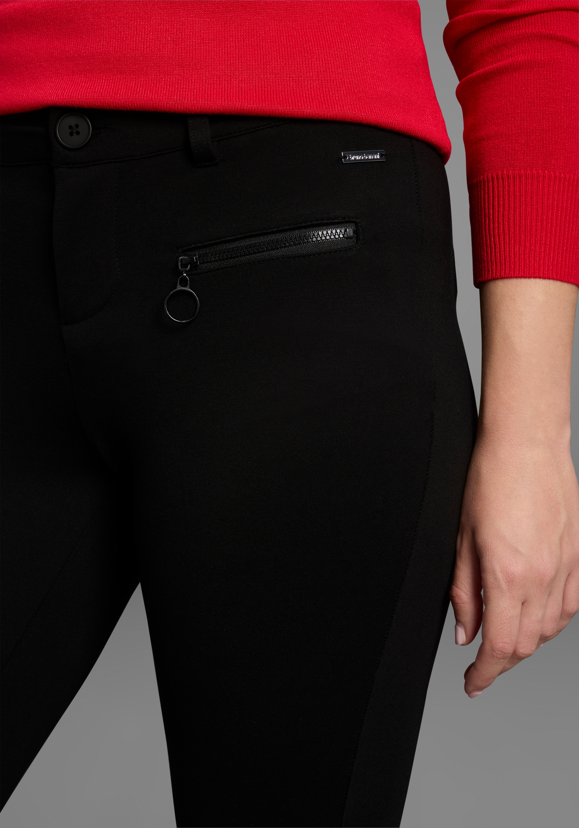 Bruno Banani Schlaghose, Reißverschluss-Detail - NEUE KOLLEKTION