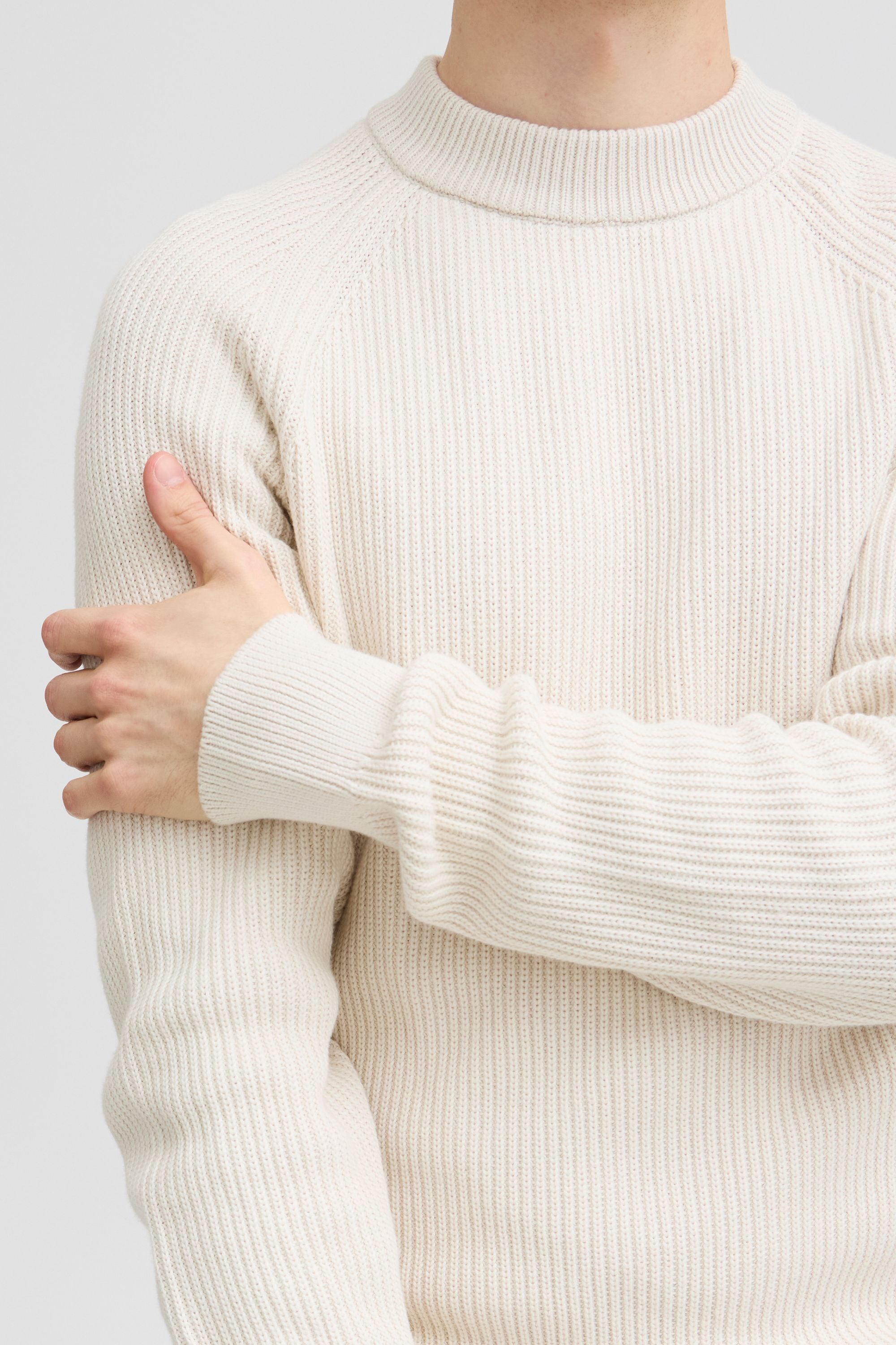Casual Friday Strickfleece-Pullover »Strickpullover CFKRISTIAN raglan rib crew neck knit«
