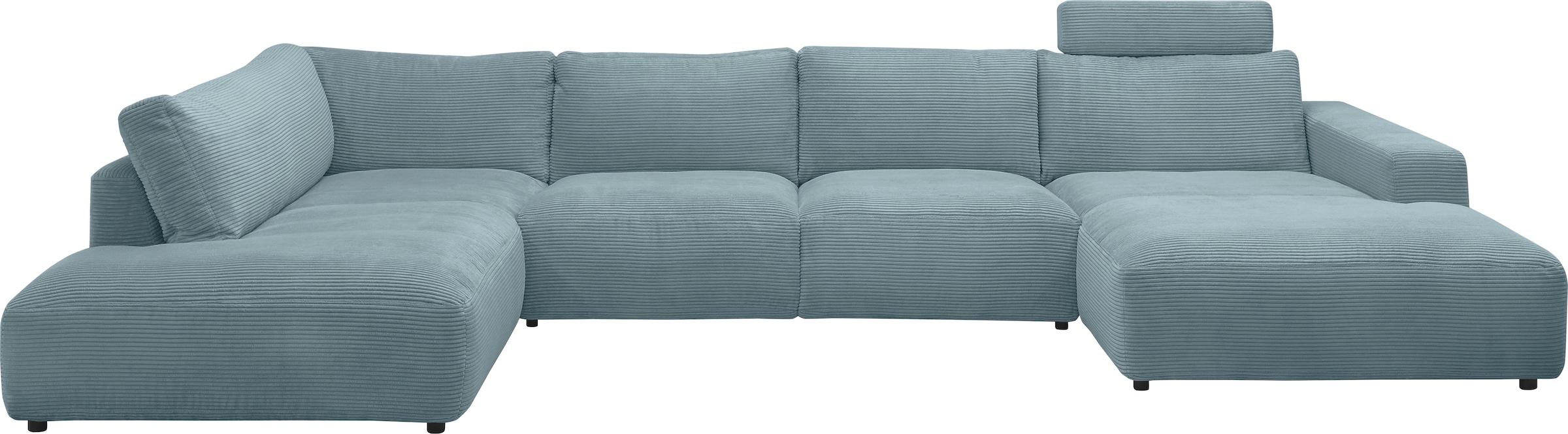 Musterring Wohnlandschaft "Lucia bequem und viel Platz, U-Form" Verschiedene Farben, Cord-Bezug, Gesamtbreite 434 cm