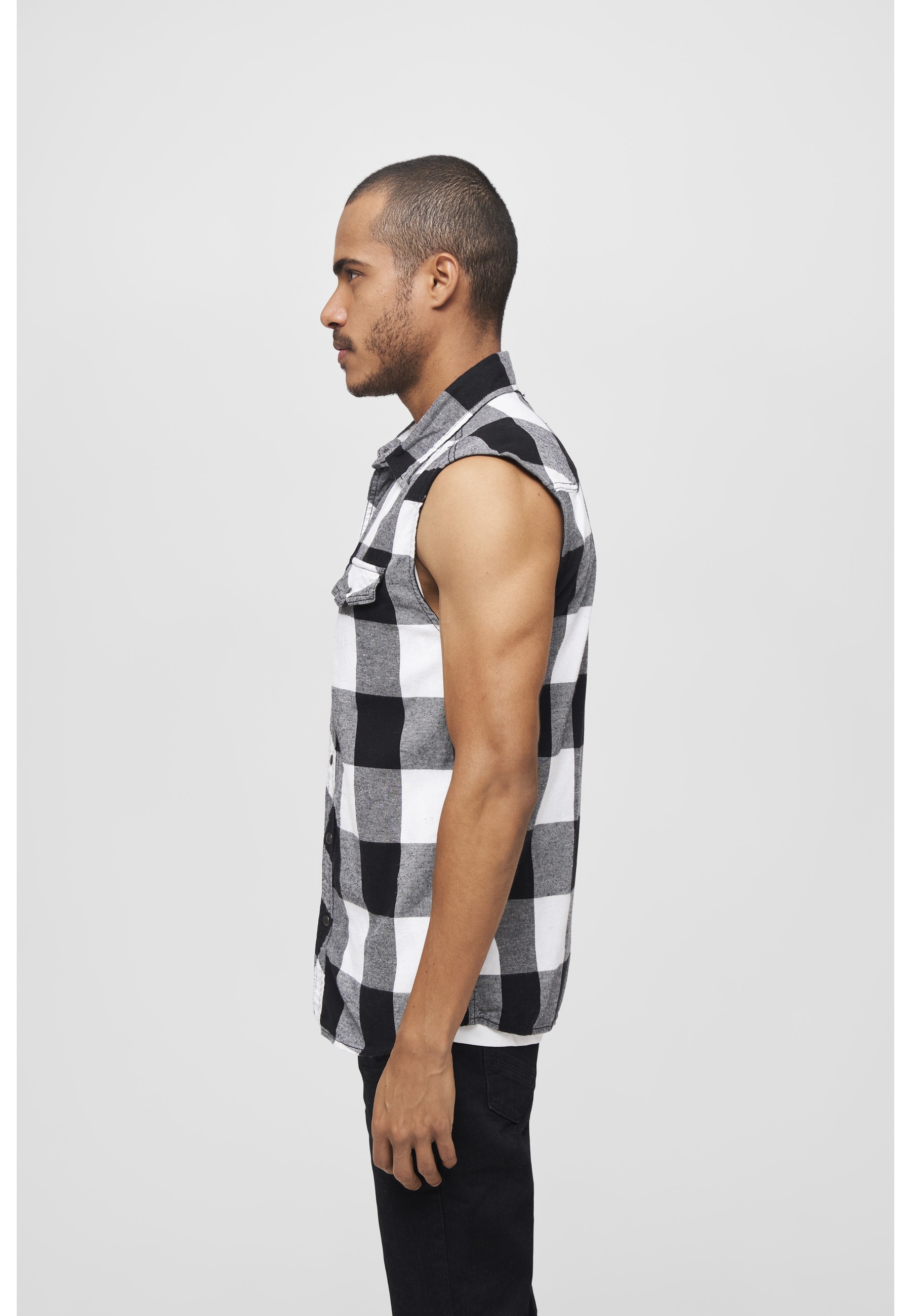 Brandit Jerseyweste »Brandit Herren Checkshirt Sleeveless« 1 Stk.