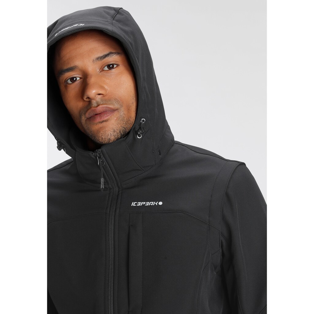 Icepeak Softshelljacke »ICEPEAK BOWERS«, mit Kapuze