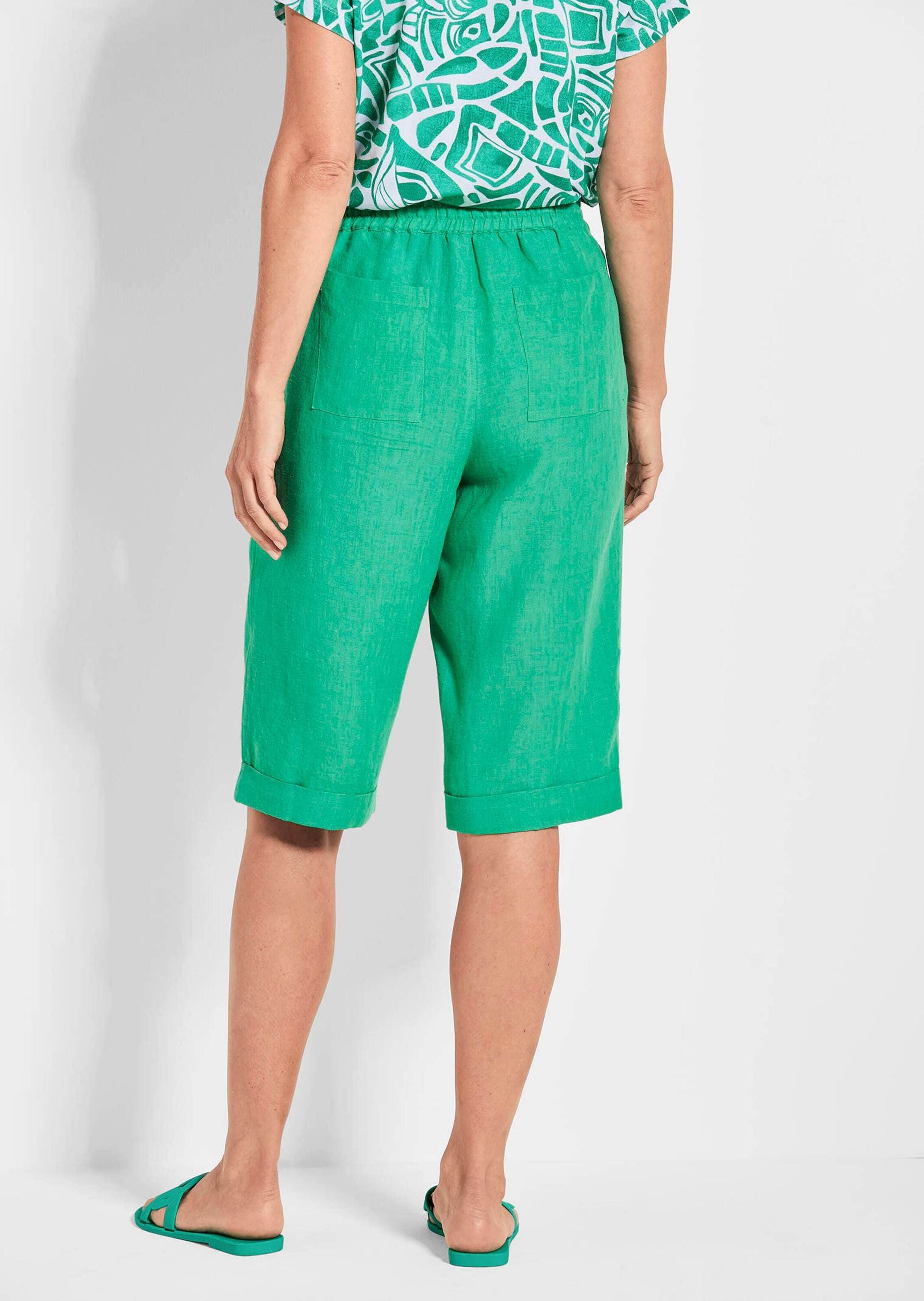 GOLDNER Schlupfhose »Kurzgröße Sportliche CARLA Midihose«