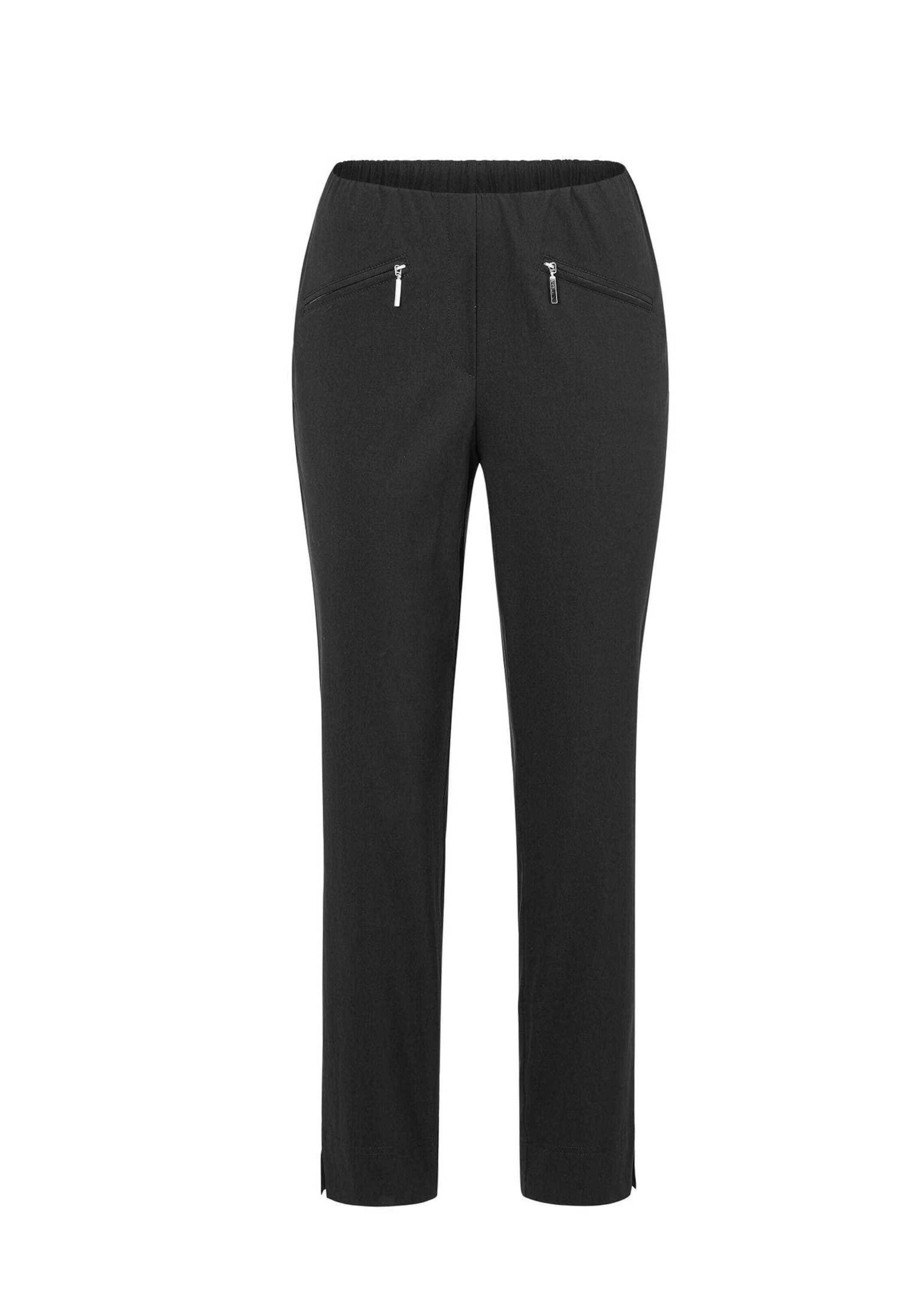 GOLDNER 7/8-Hose "Kurzgröße Stretchhose LOUISA, dehnbar & mit Taschen" Ohne