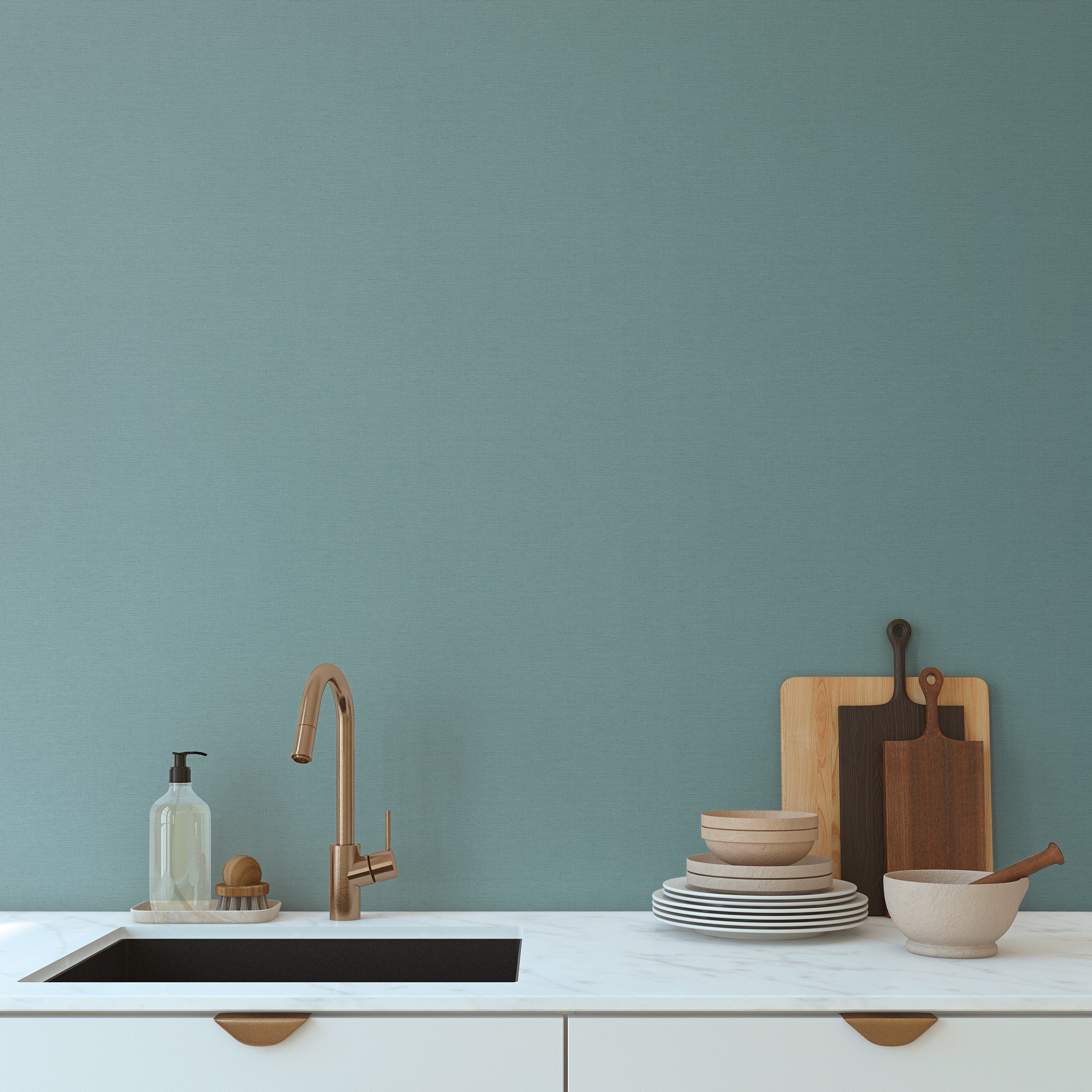 living walls Vliestapete »Abstrakte Fototapete mit natürlichen Formen« matt glatt