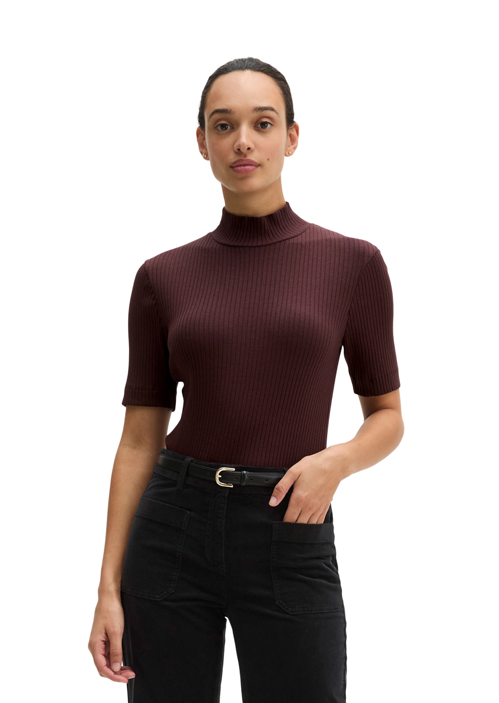 Marc OPolo T-Shirt "aus Bio-Baumwoll-Modal-Stretch-Jersey"
