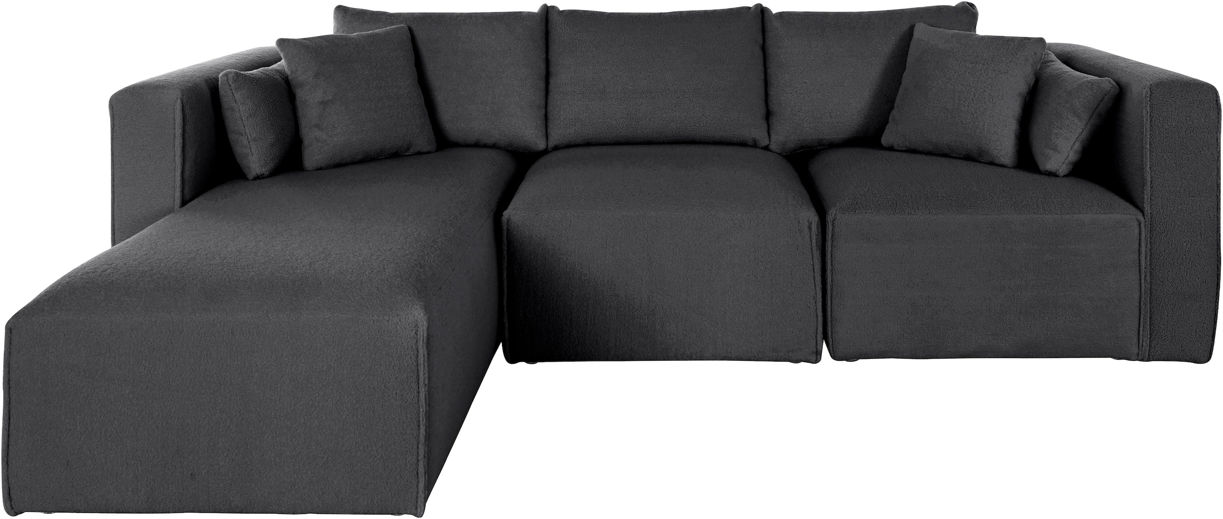 Home affaire Ecksofa "Comfine L-Form", zusammengesetzt aus Modulen, 3 Bezug günstig online kaufen