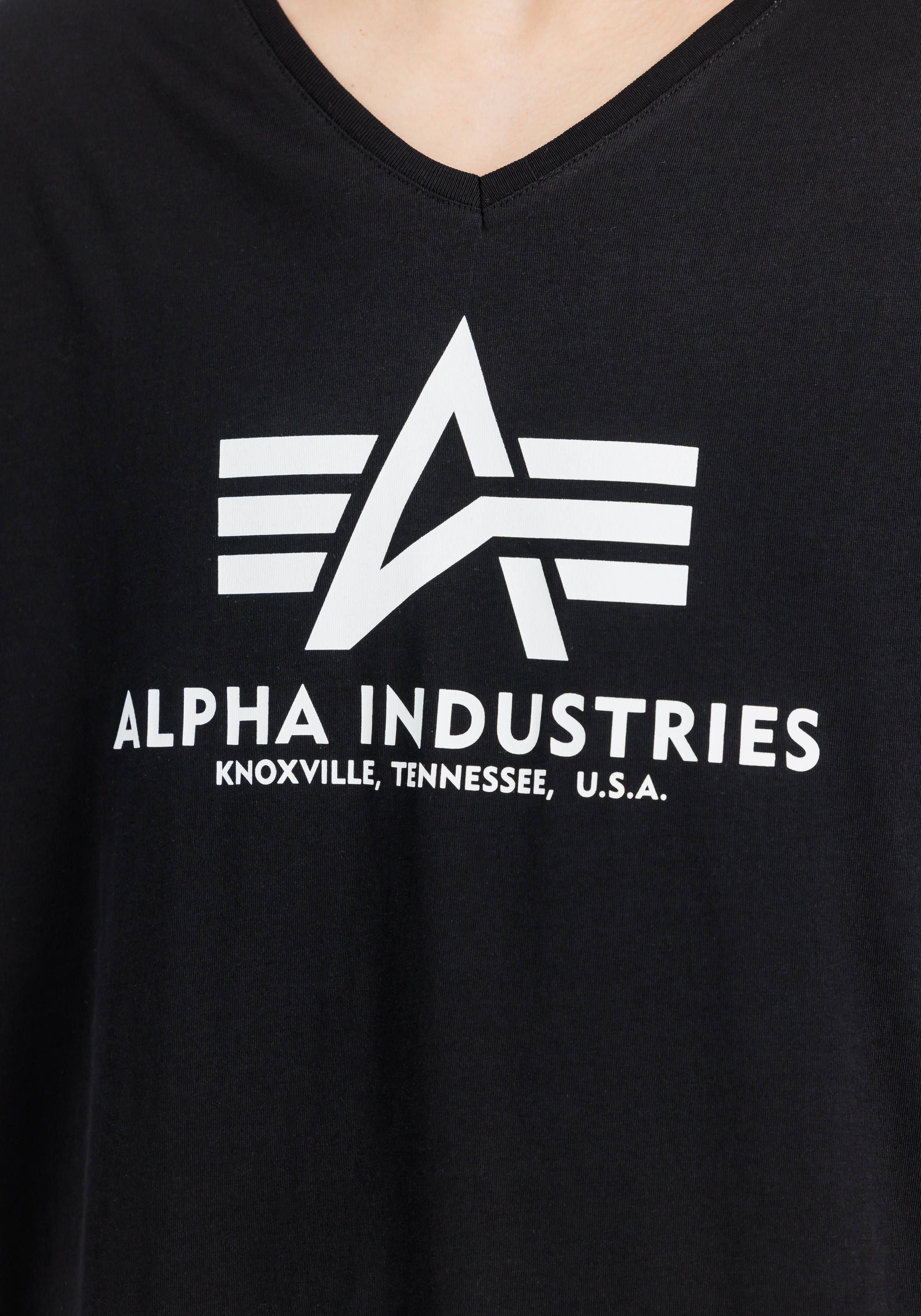 Alpha Industries T-Shirt »Alpha Industries Men - T-Shirts Basic V-Neck T«