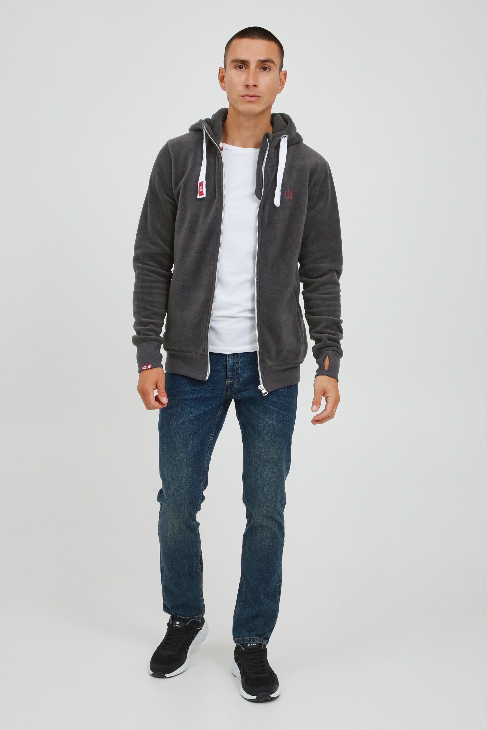 !Solid Fleecejacke »Fleecejacke SDLo«, mit Kapuze