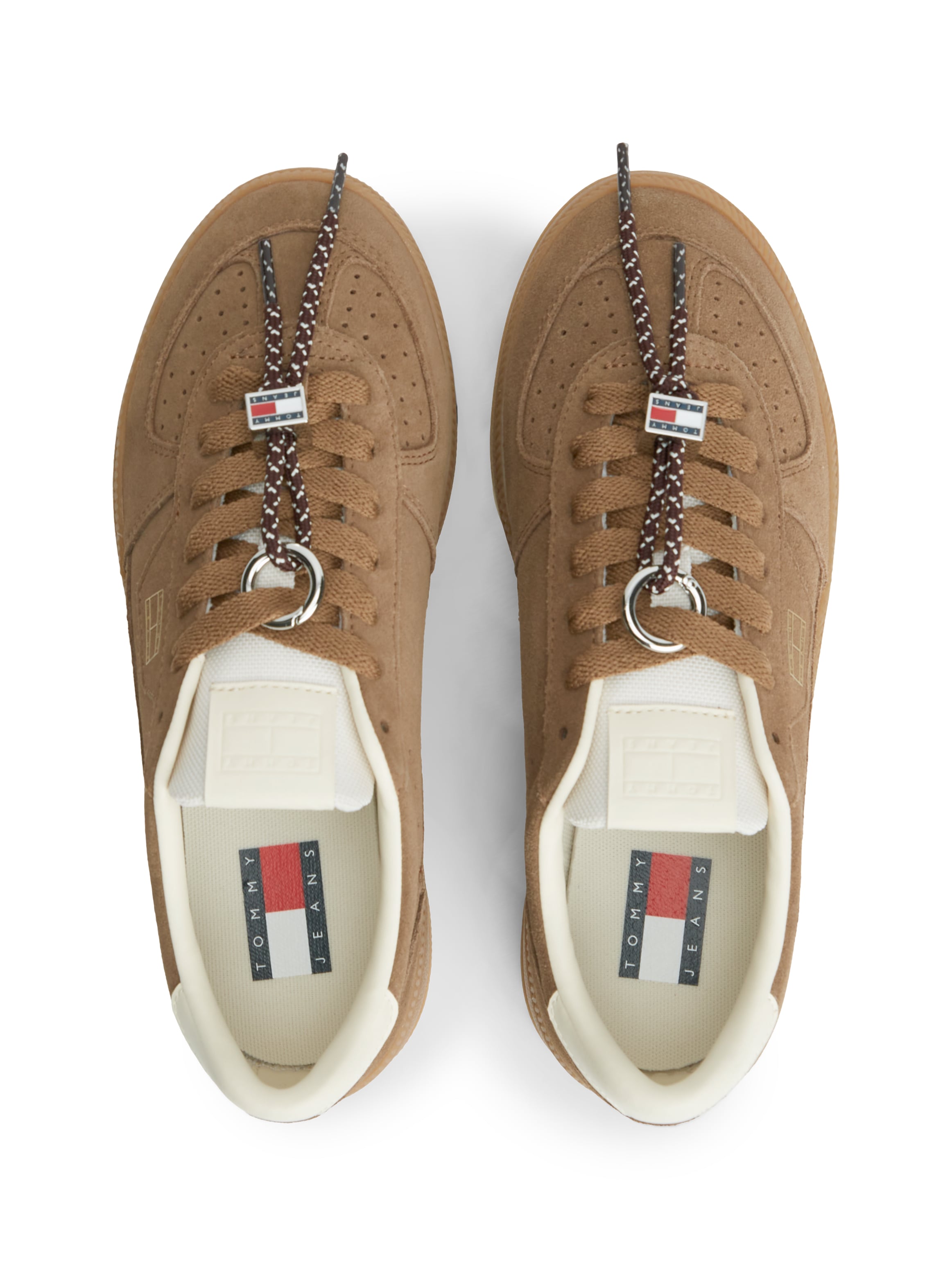 Tommy Jeans Plateausneaker »THE GREENWICH EDGE MAX«  Freizeitschuh, Halbschuh, Schnürer mit Besatz an der Ferse