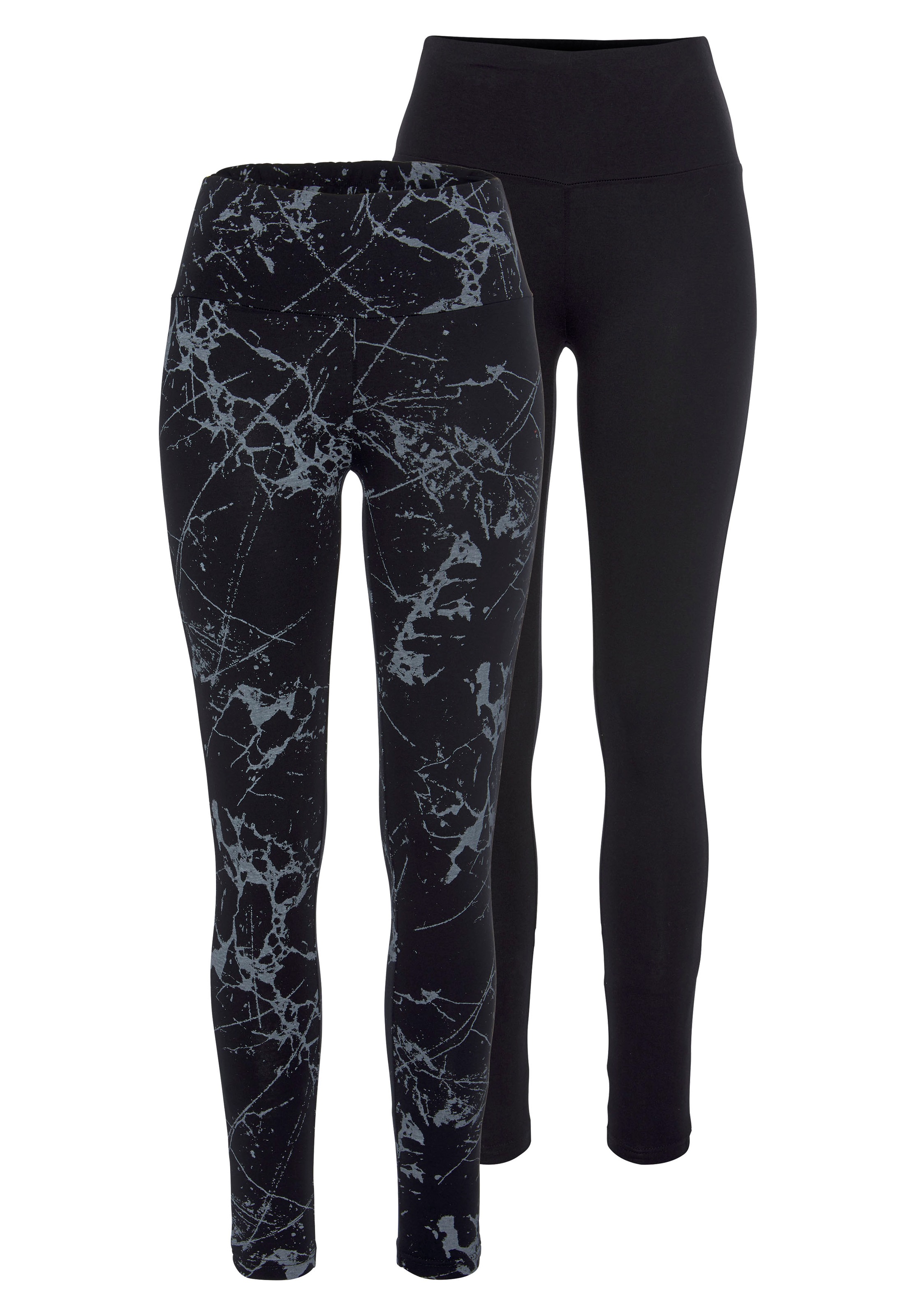 H.I.S Leggings, (2er-Pack), in bedruckt und uni, Loungewear günstig online kaufen