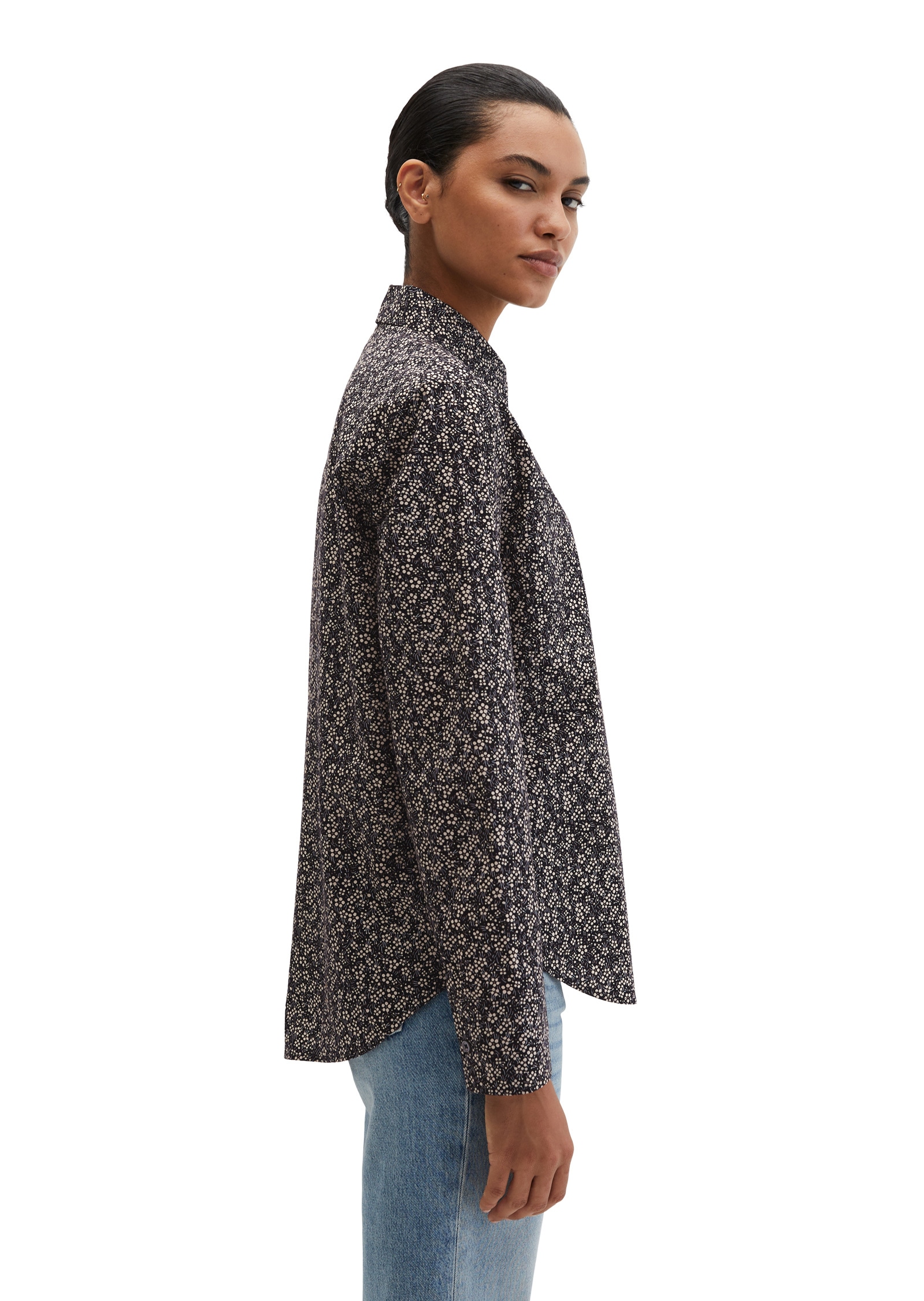 Marc O'Polo Langarmbluse »aus Papertouch-Popeline«