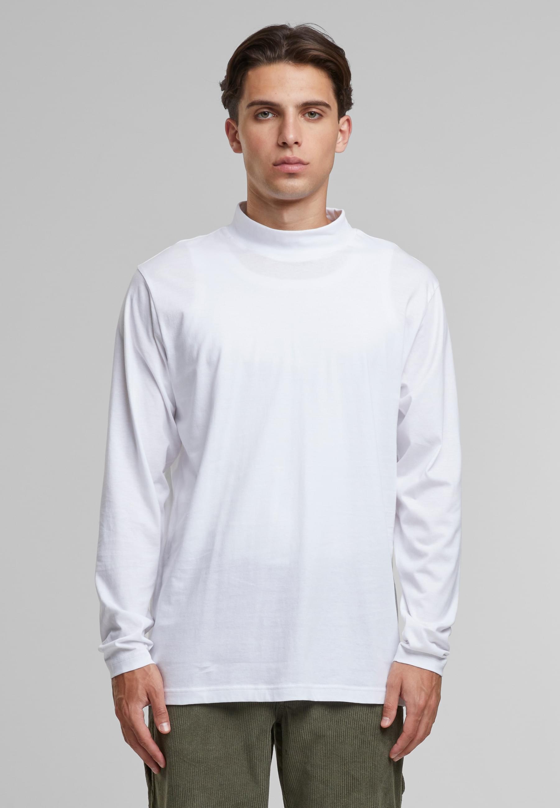 URBAN CLASSICS Longsleeve »Urban Classics Mock Neck Longsleeve«, (1 tlg.)