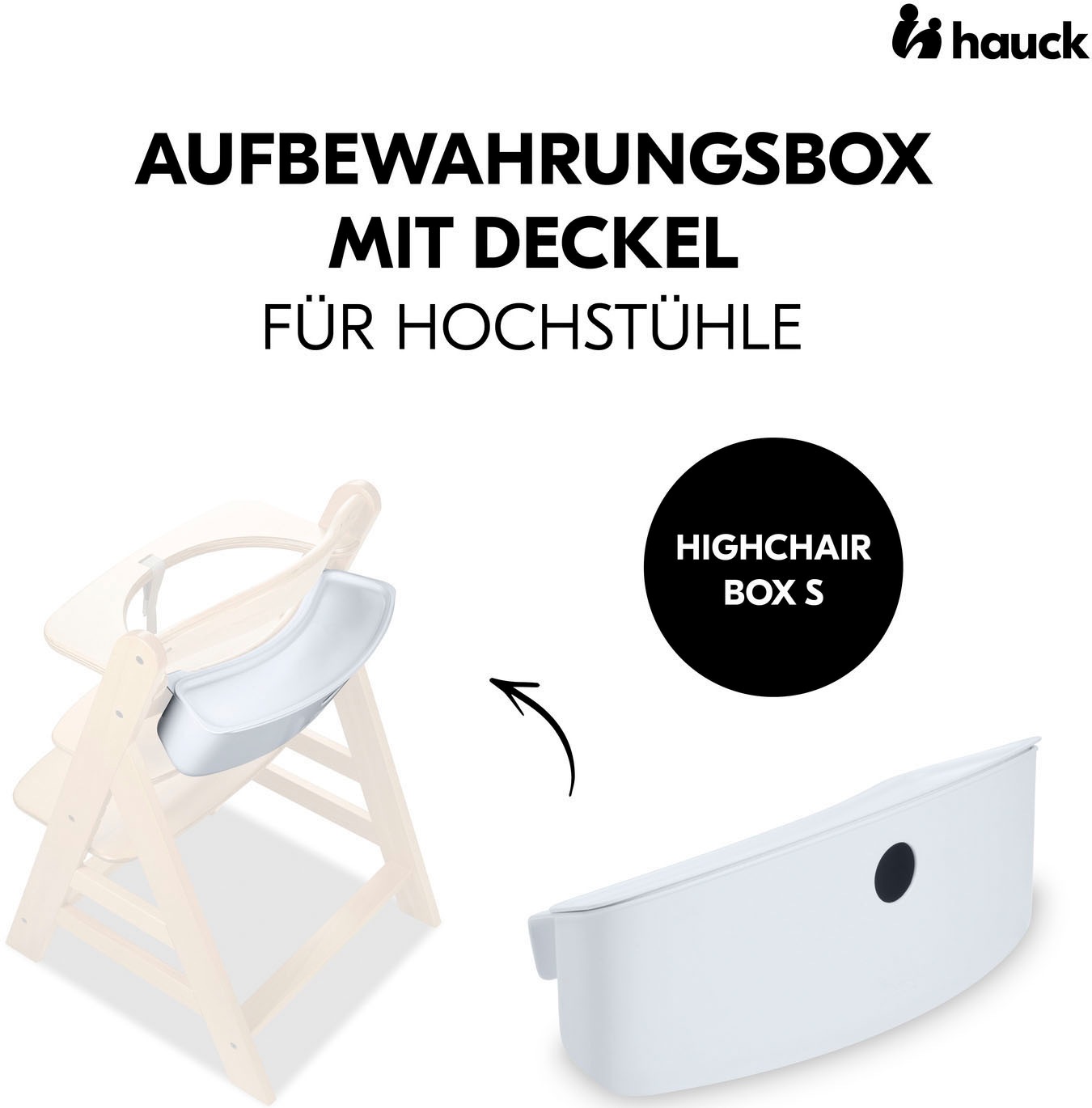 Hauck Aufbewahrungsbox »Highchair Box S, white«, für Hochstühle