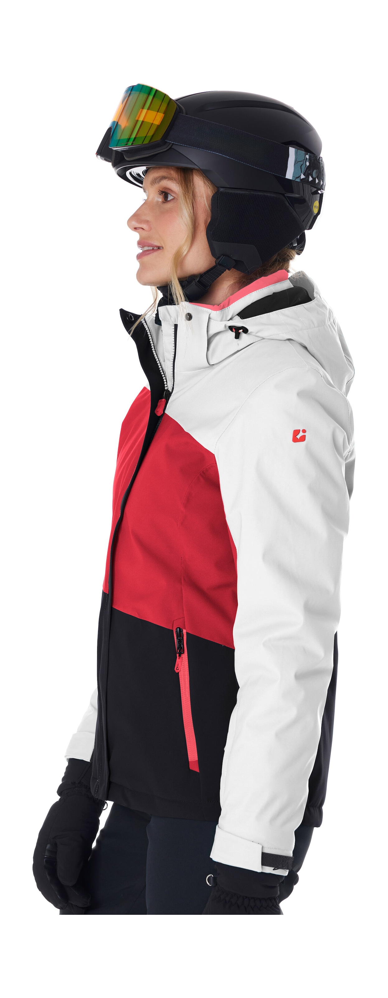 Killtec Skijacke »KSW 67 WMN SKI JCKT« Damen Skijacke: wasserdicht, atmungsaktiv, abnehmbare Kapuze