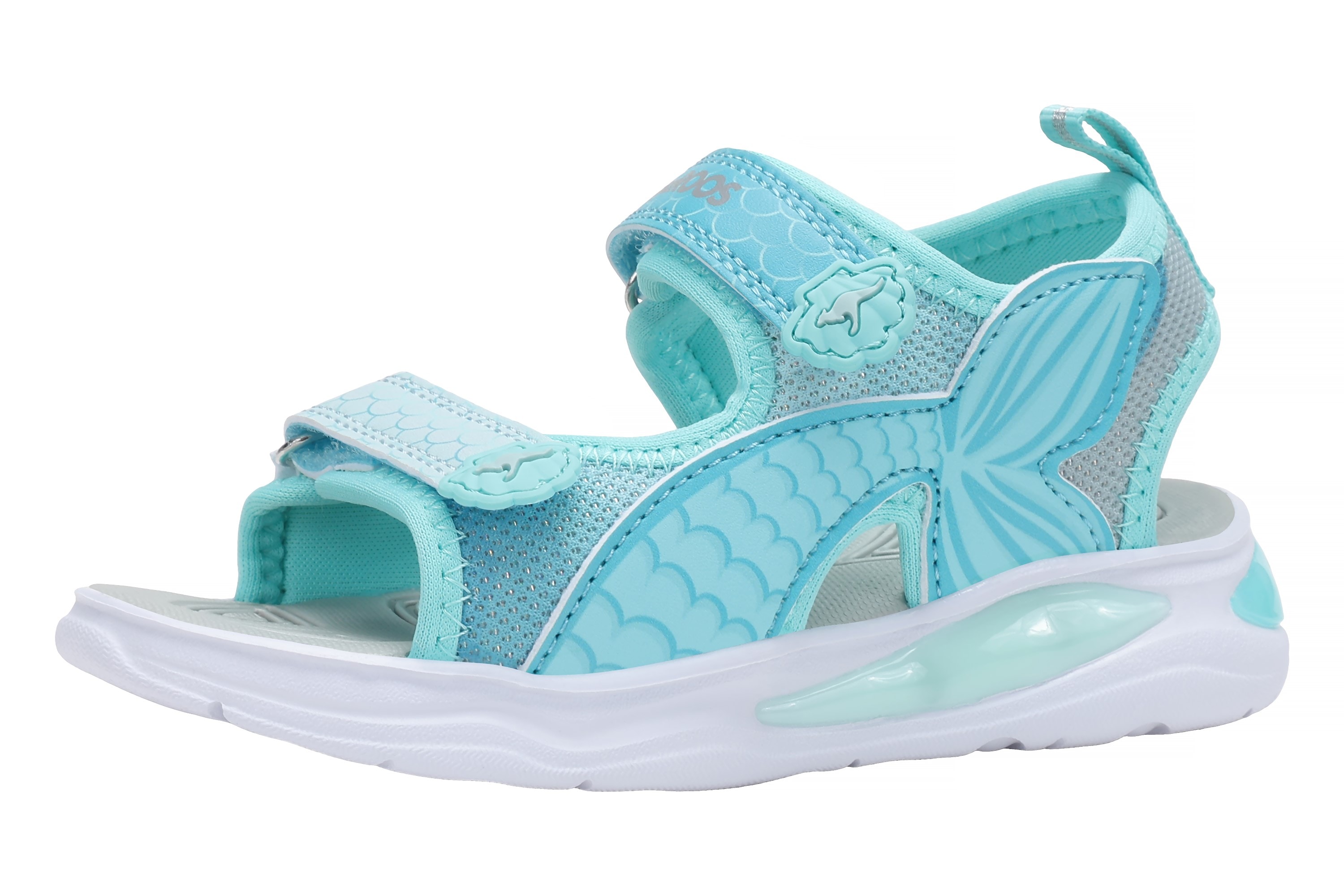 KangaROOS Sandale "K-SLS ARIEL" mit Blinkfunktion, sportlicher Stil, mit Gummilaufsohle
