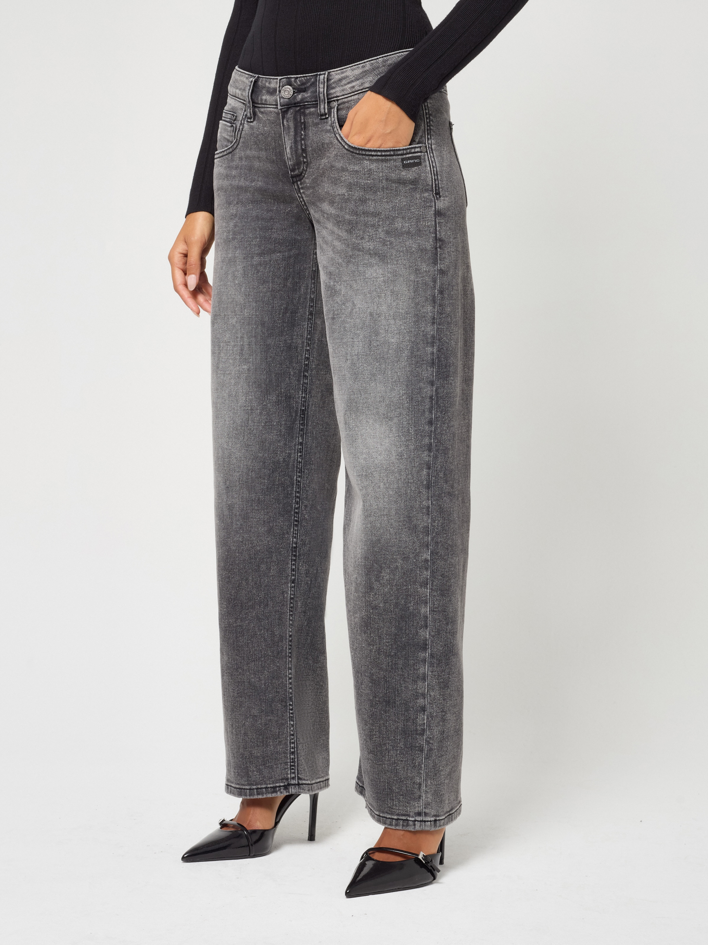 GANG Straight-Jeans "94RIVER" mit zusätzlicher kleiner Gesäßtasche