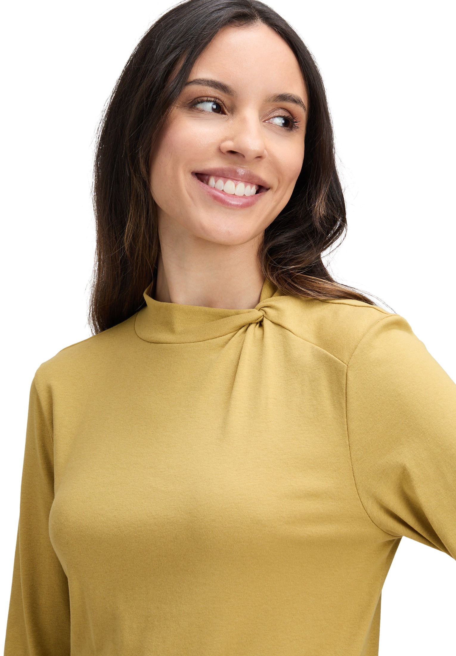 Cartoon Kurzarmshirt »Cartoon Damen Langarm-Shirt mit Kragen«, (1 tlg.)