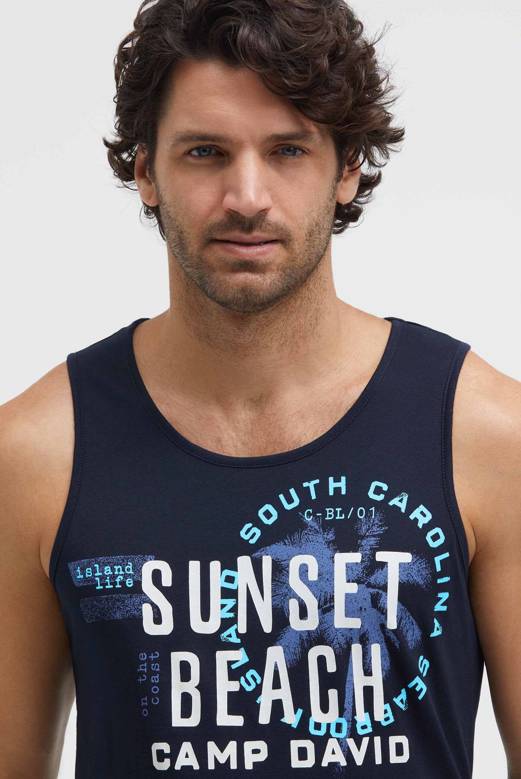 CAMP DAVID Tanktop aus Baumwolle