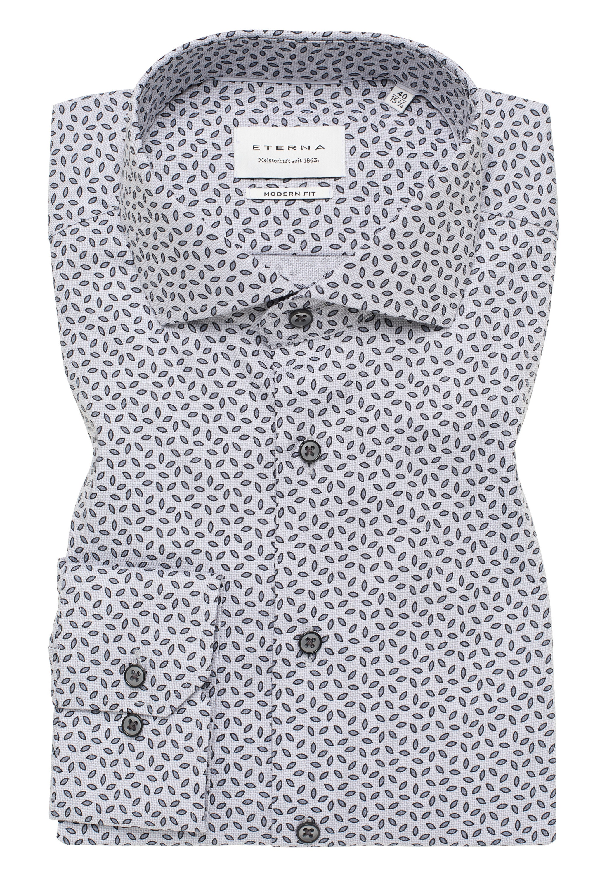 Eterna Langarmhemd »MODERN FIT«, NON IRON (bügelfrei)