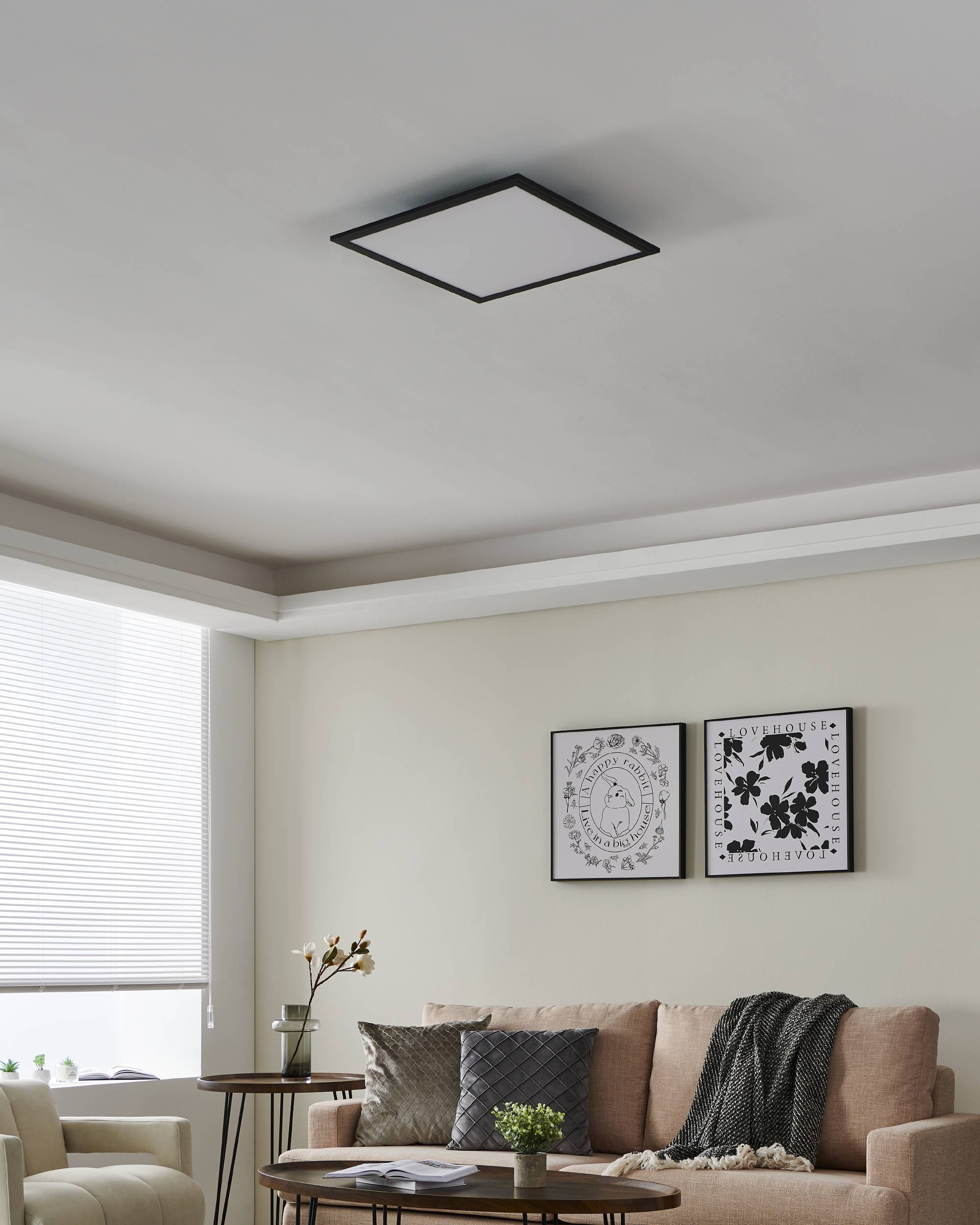 EGLO LED-Deckenleuchte »SALOBRENA-Z«,  in schwarz aus Alu / inkl. LED fest integriert - 21,5 Watt