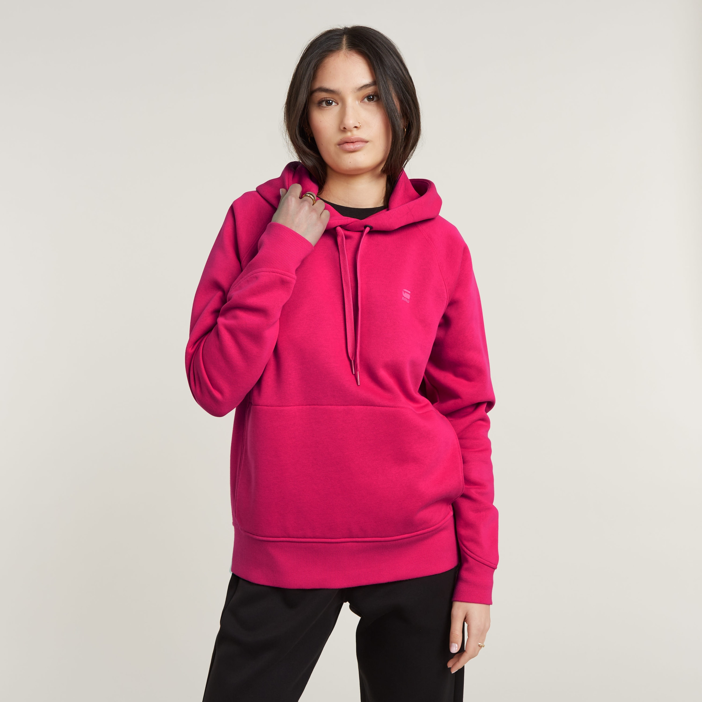 G-STAR Hoodie "Premium Core 2.0" mit Seiteneinsätzen günstig online kaufen