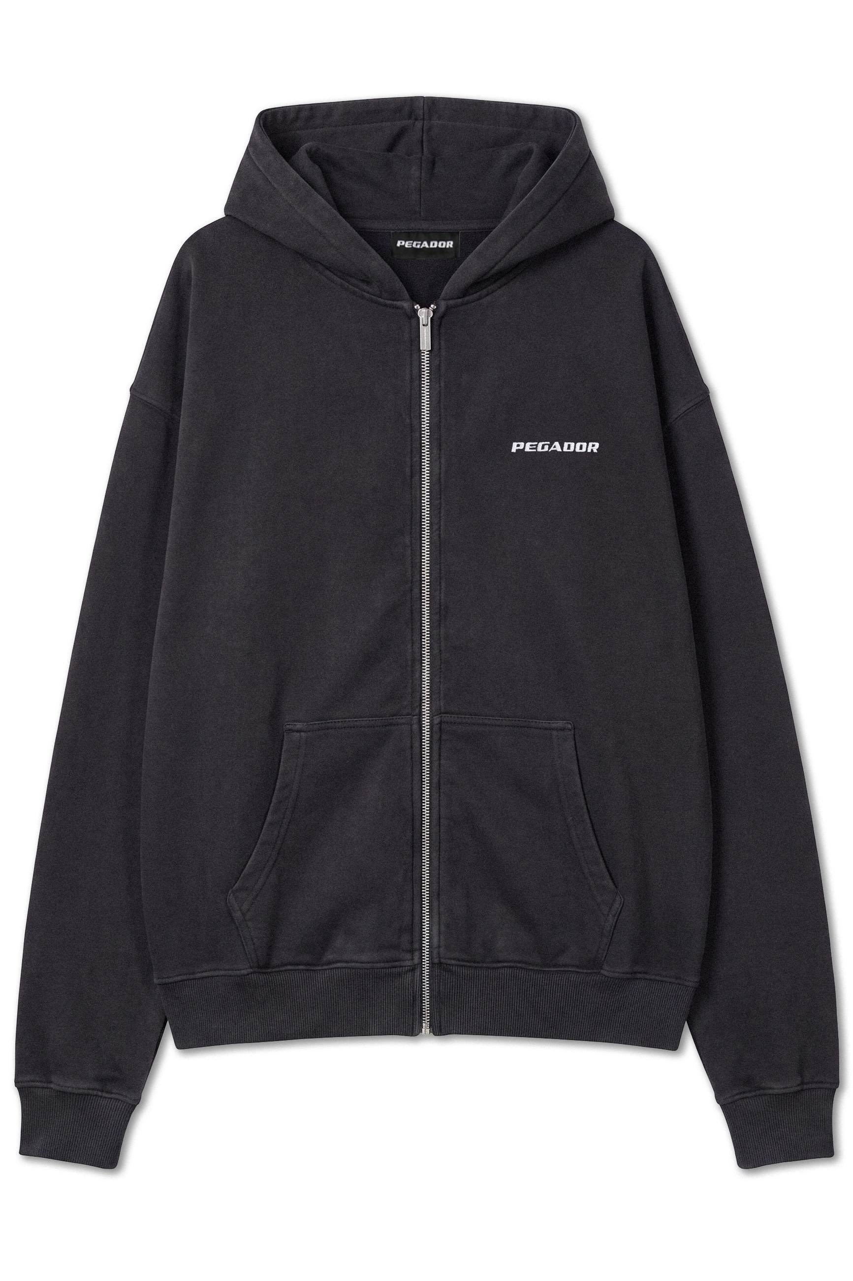 PEGADOR Kapuzensweatjacke »Logo Oversized Sweat Jacket« Baumwollmischung, oversize