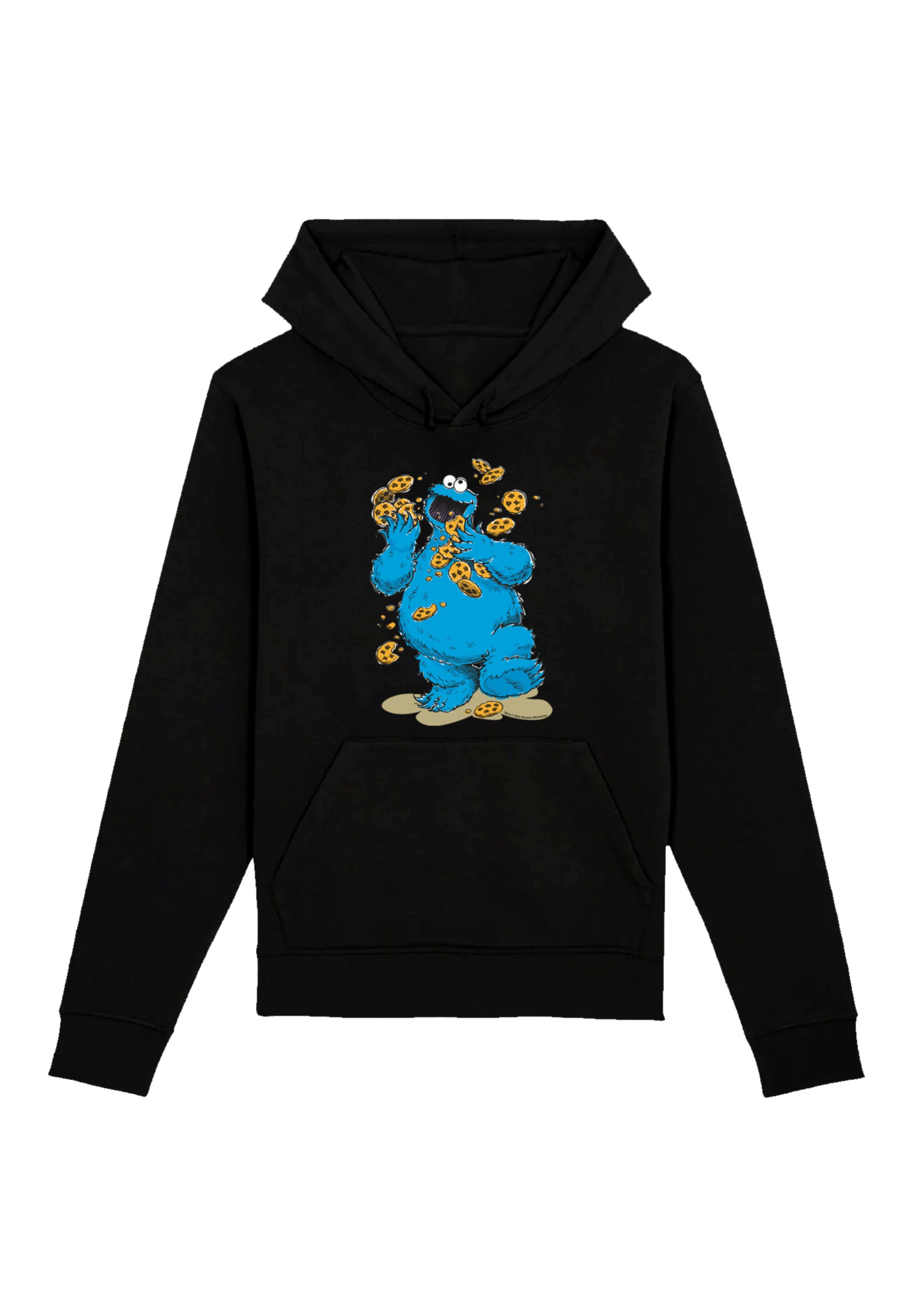 F4NT4STIC Kapuzenpullover "Sesamstraße Cookie Monster Cookies Everywere", P günstig online kaufen