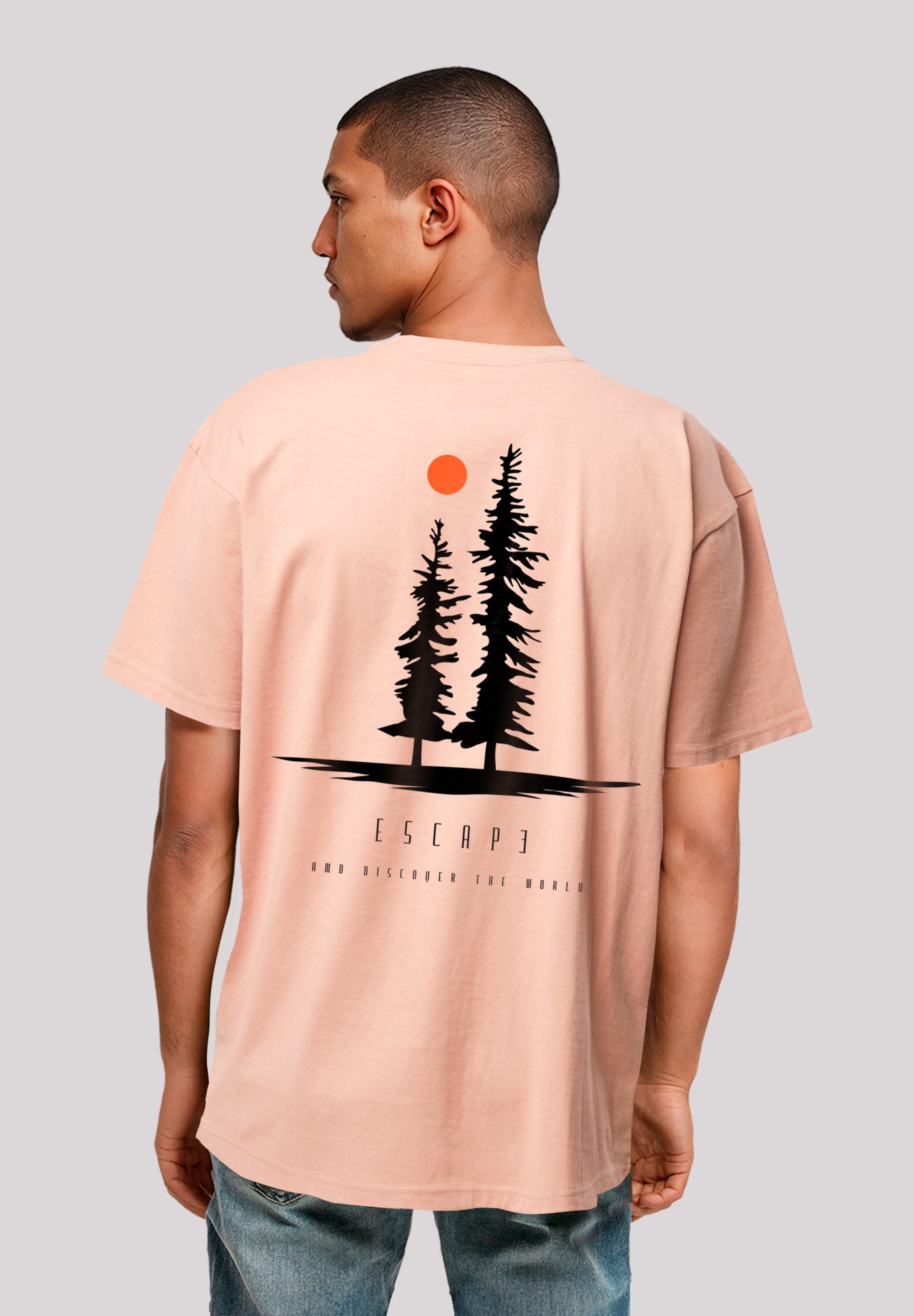 F4NT4STIC T-Shirt "Oversize Escape Discover the World Pinetree", Discover t günstig online kaufen