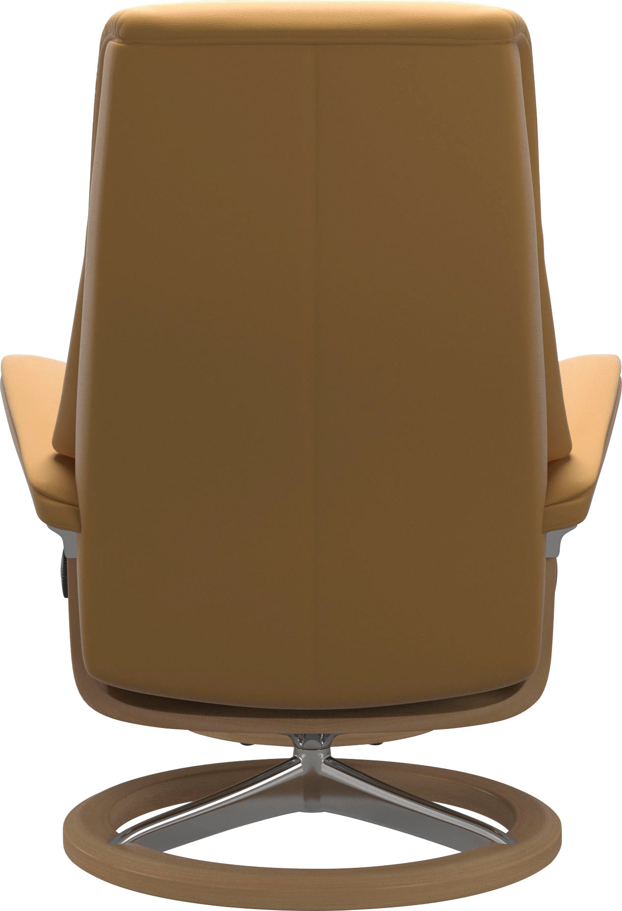 Stressless® Relaxsessel »View«, (Set, Relaxsessel mit Hocker), mit Signature Base, Größe M,Gestell Eiche