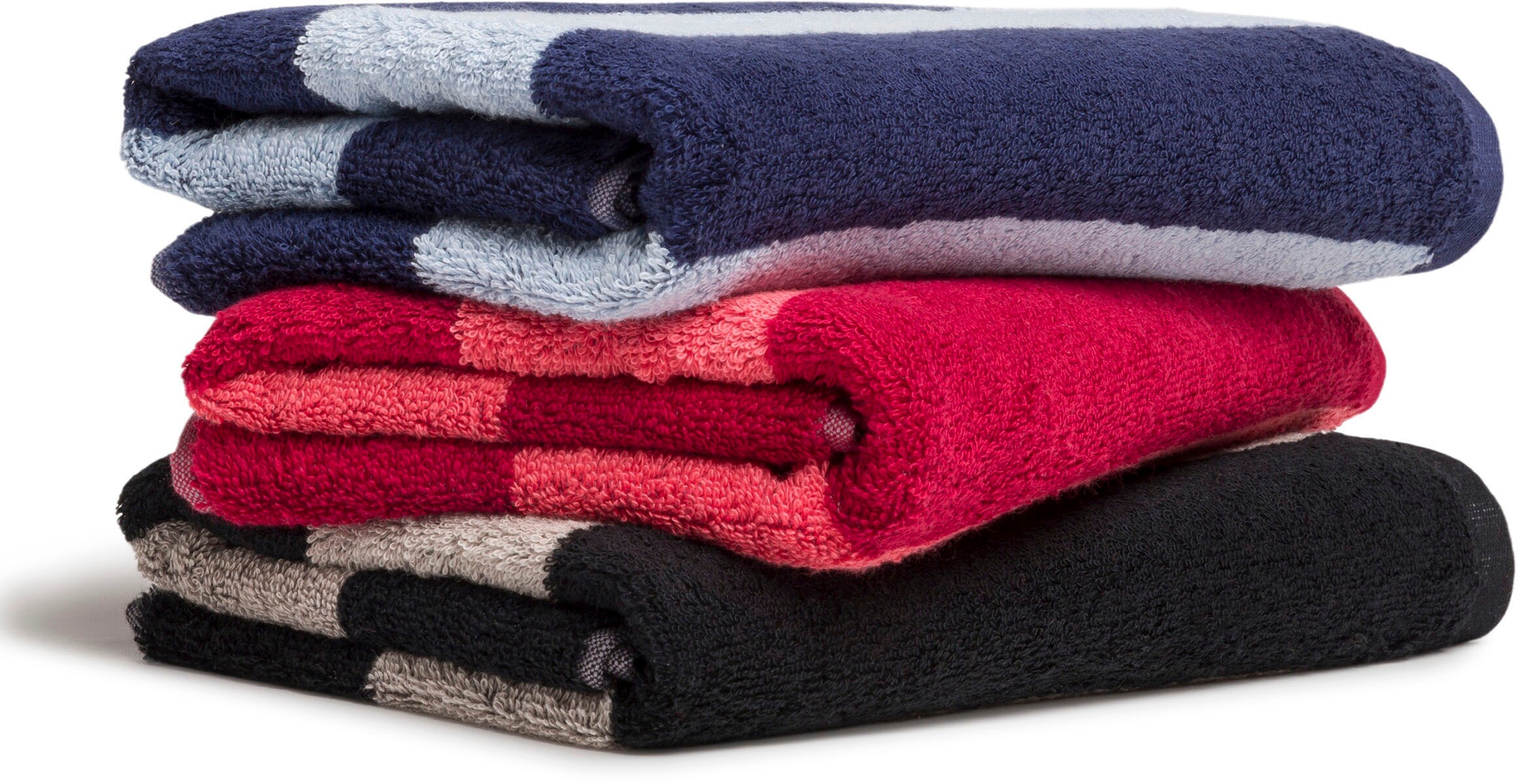 Thumbnail - Möve Handtücher "Block Streifen" Handtuch mit Blockstreifen, 100% Premium Baumwolle, Made in Germany