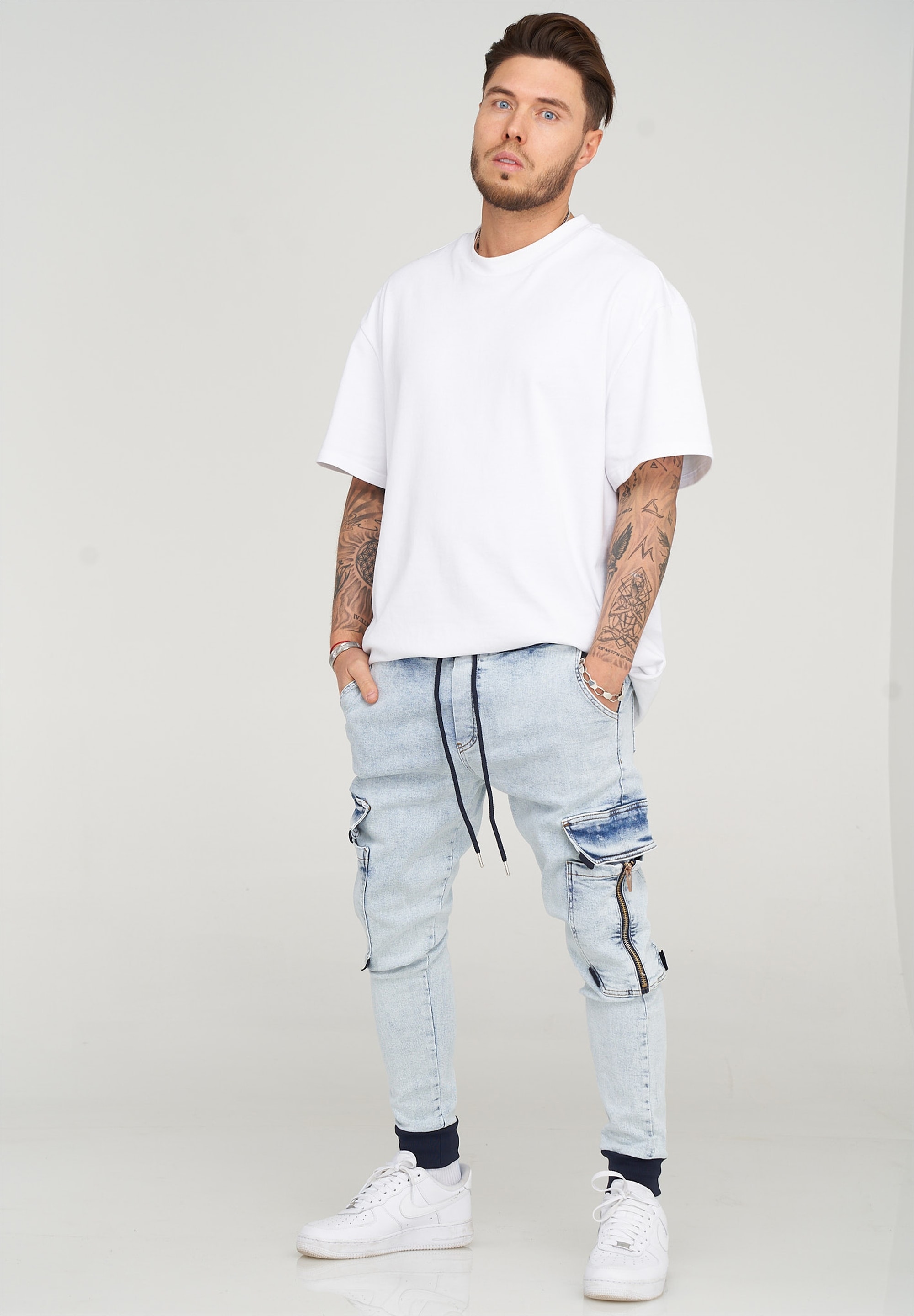 2Y Premium Cargohose »MERTY«, mit praktischen Taschen