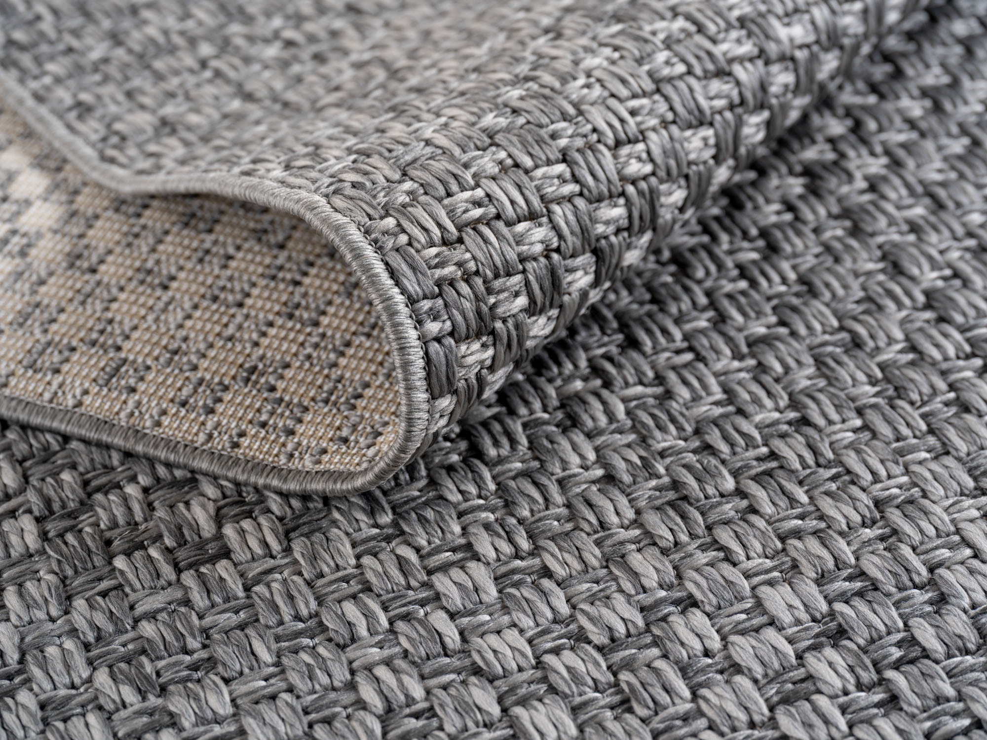 Ayyildiz Teppiche Outdoorteppich »IBIZA 1901«, rechteckig, 5 mm Höhe, In und Outdoor, Sisaloptik, Wohnzimmer, Aussenbereich