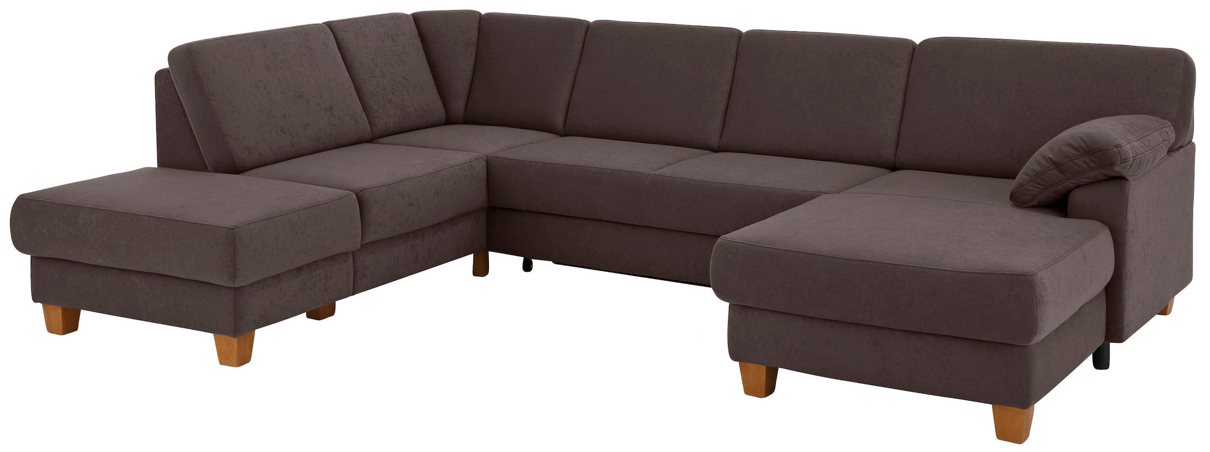 Home affaire Wohnlandschaft "Belfort U-Form" mit Federkern, wahlweise mit B günstig online kaufen