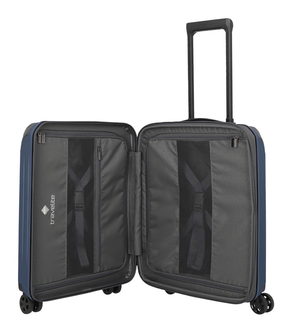 travelite Trolleyset »DYNAMIIC S+/M/L, verschiedene Farben«, (Set, 3 tlg., S+/M/L), Hartschalen-Koffer ABS Volumenerweiterung