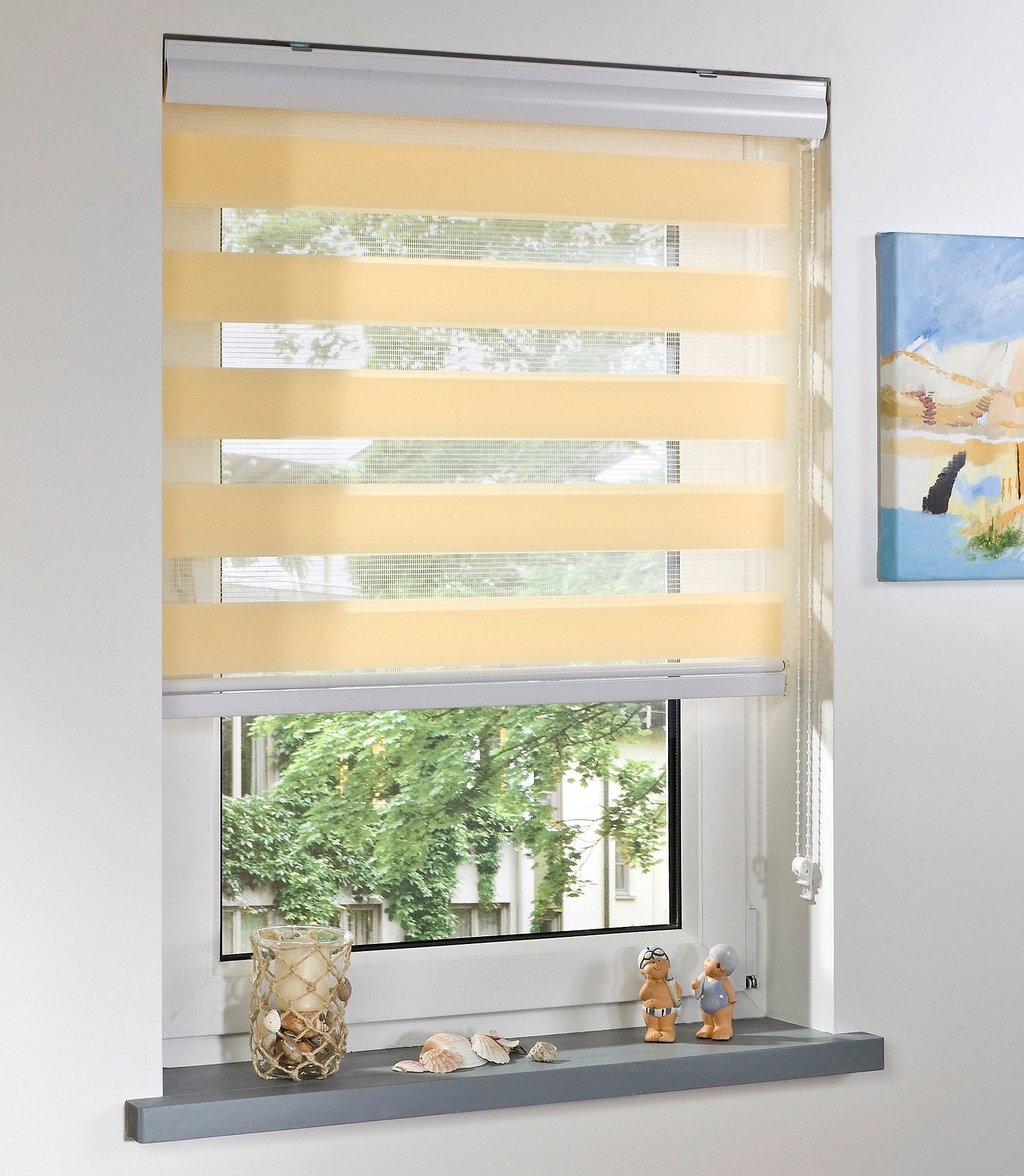 Liedeco Doppelrollo »Duo-Rollo mit Blende« Lichtschutz
