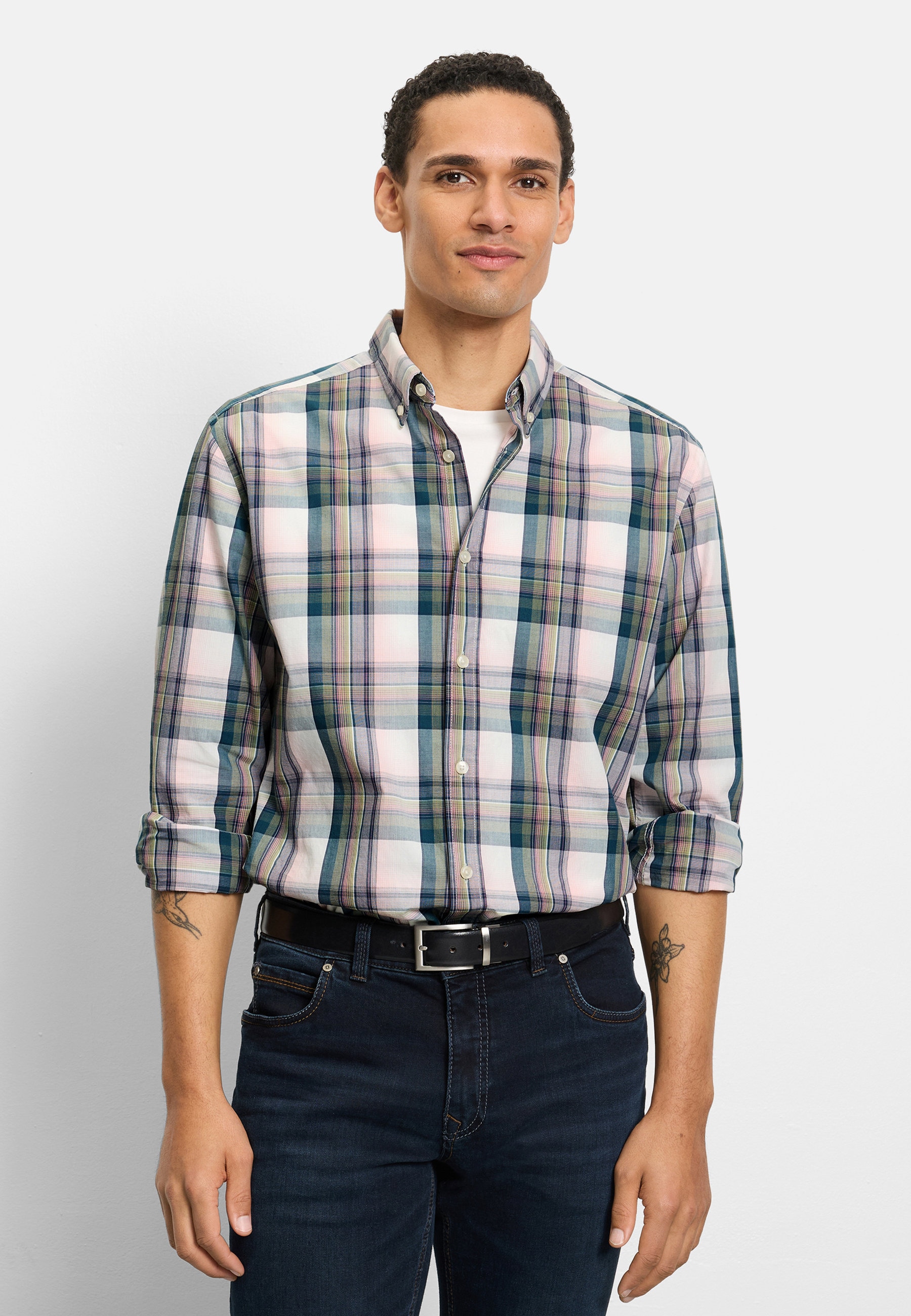 OLYMP Langarmhemd "OLYMP Casual, regular fit, Button-down" günstig online kaufen