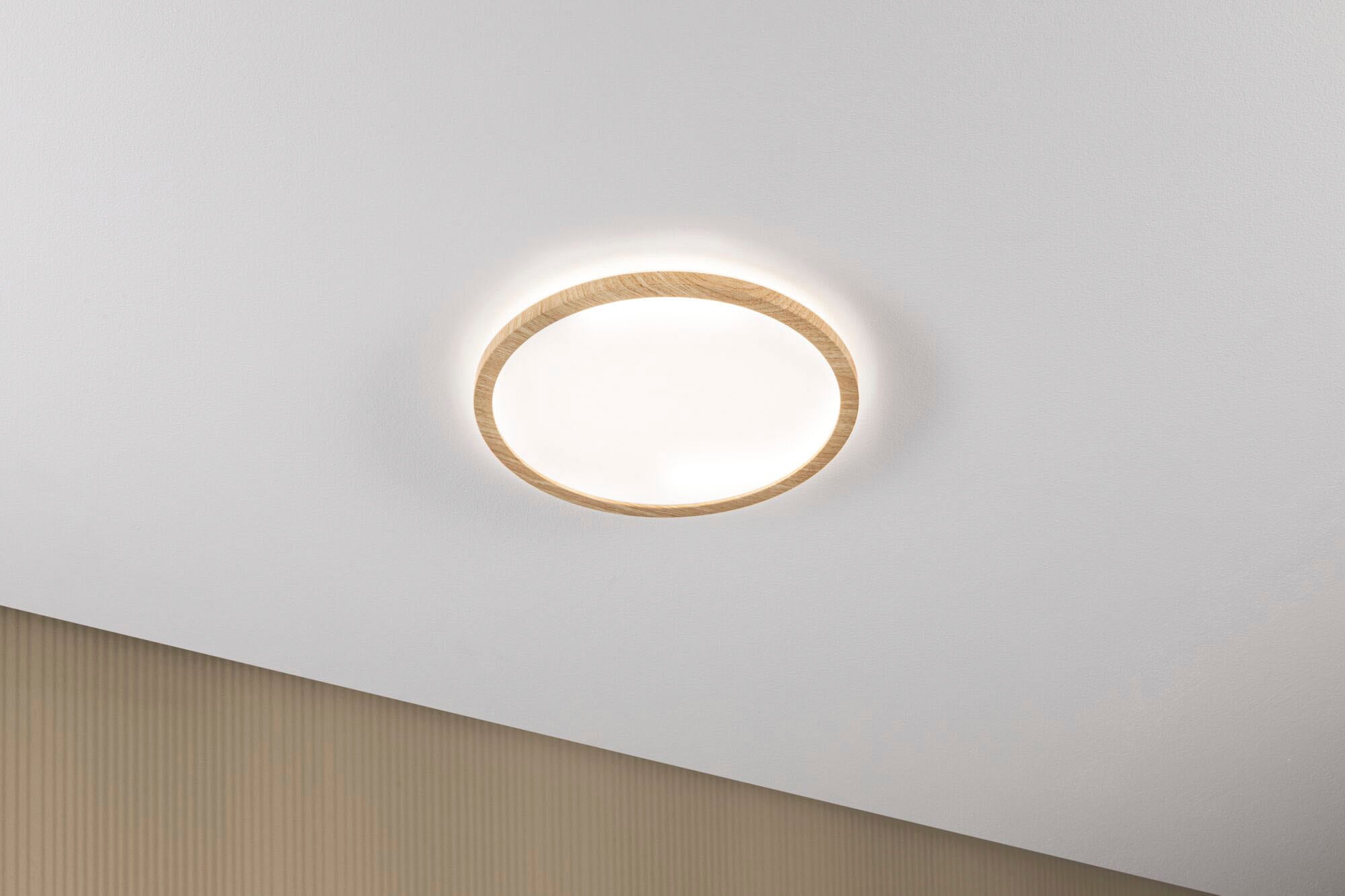 Paulmann LED Panel »Atria Hintergrundbeleuchtung BAUR Kunststoff 293mm bestellen 4000K IP44«, | 16W Shine 1 flammig-flammig, Eiche