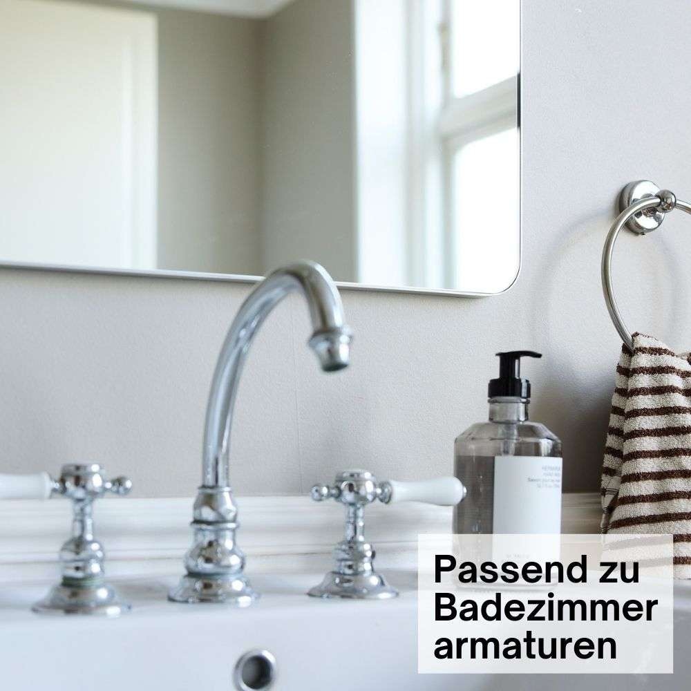 Loevschall Spiegel »Refine, Wandspiegel für alle Raumtypen, Stilvoller Rahmen,«, Spiegel für Schlafzimmer, Wohnzimmer, Garderobe, Flur und Badezimmer