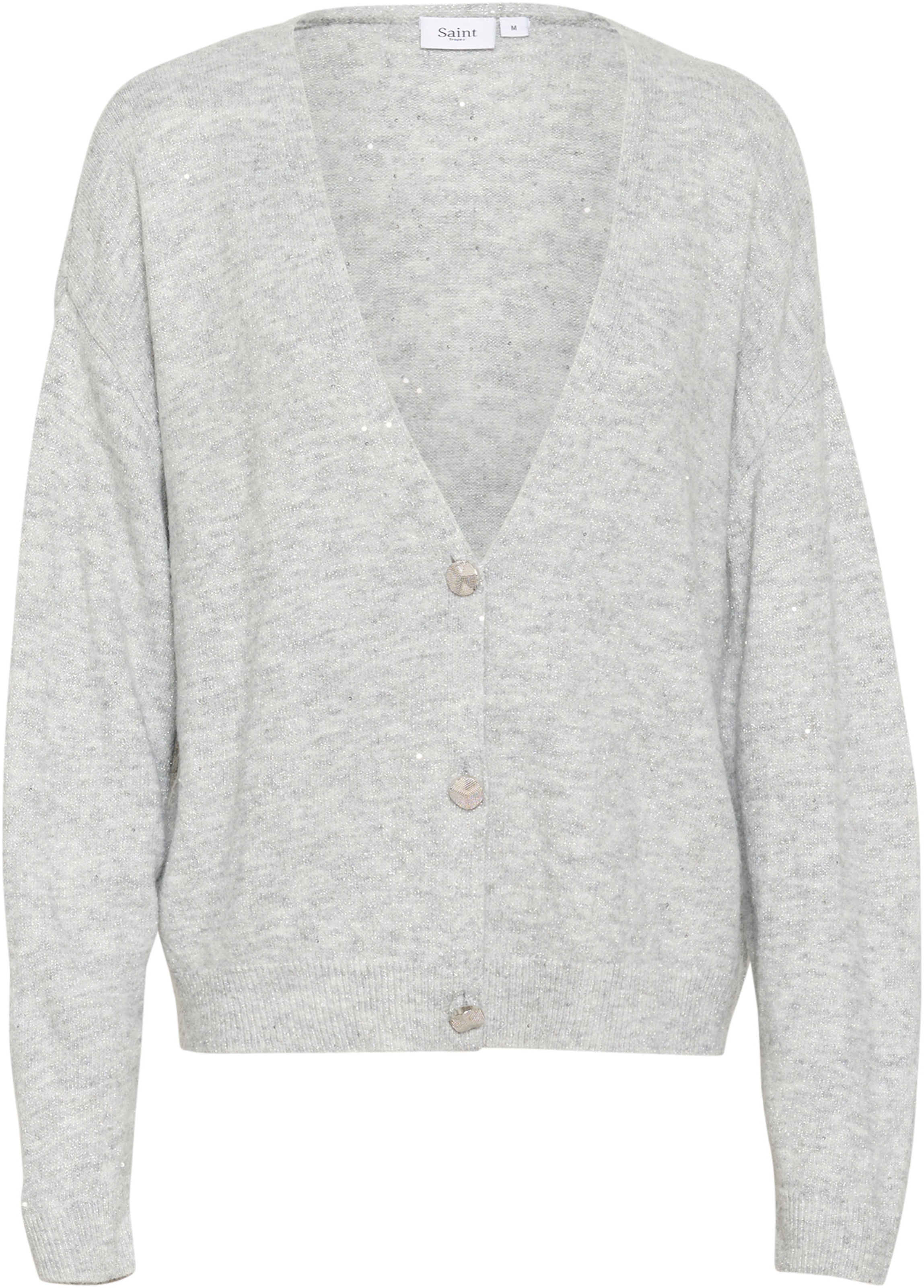 Saint Tropez Strickjacke »HayaSZ Cardigan«, aus Glitzergarn
